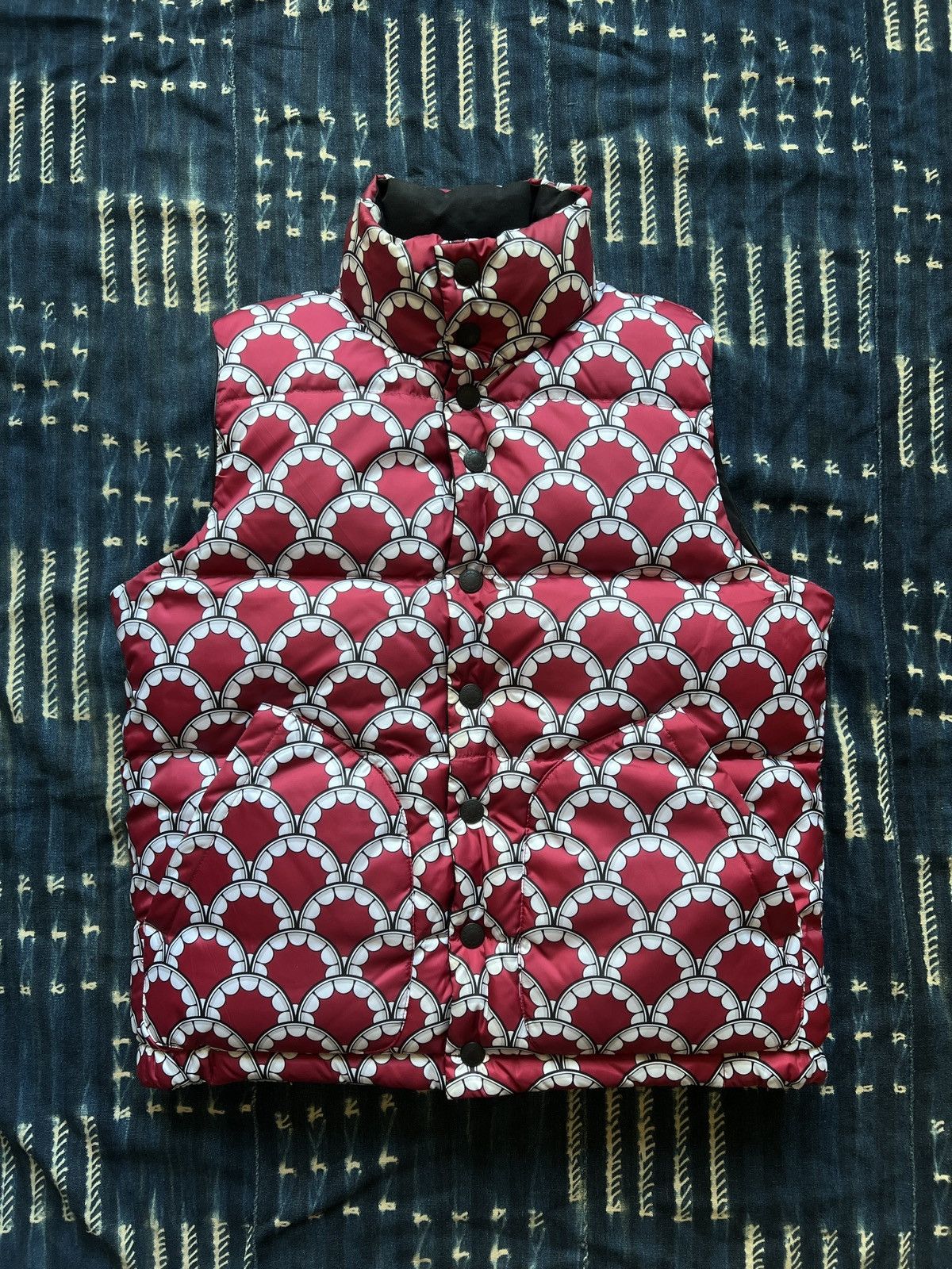 Kaws Kaws Bape Archive Circle Teeth Reversible Down Puffer Jacket Size US S / EU 44-46 / 1 - 8 Thumbnail