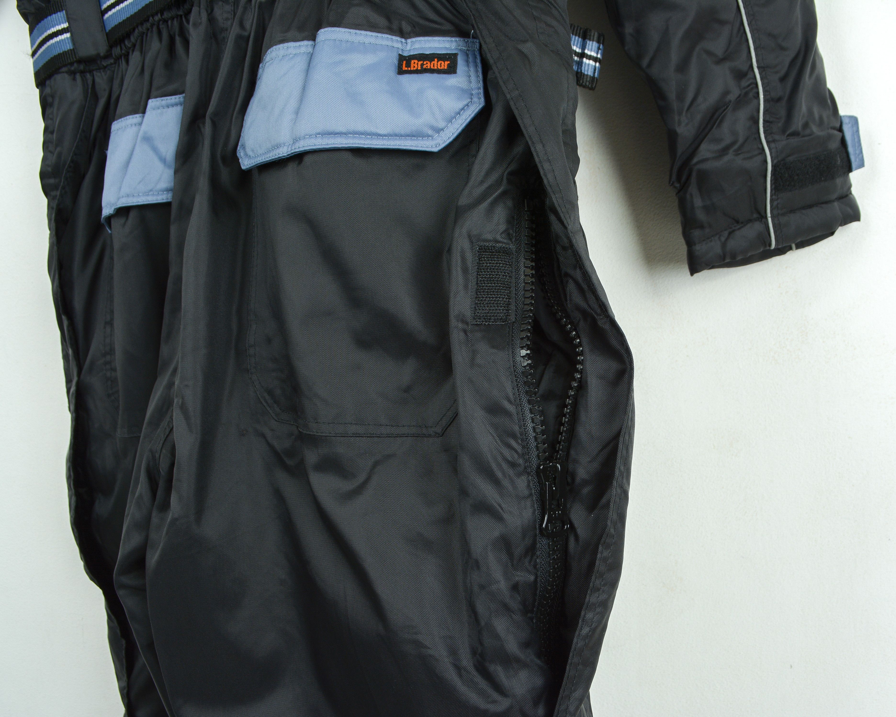 Vintage L. BRADOR Workwear S Insulated Jumpsuit Boilersuit Overalls Size US 32 / EU 48 - 13 Thumbnail