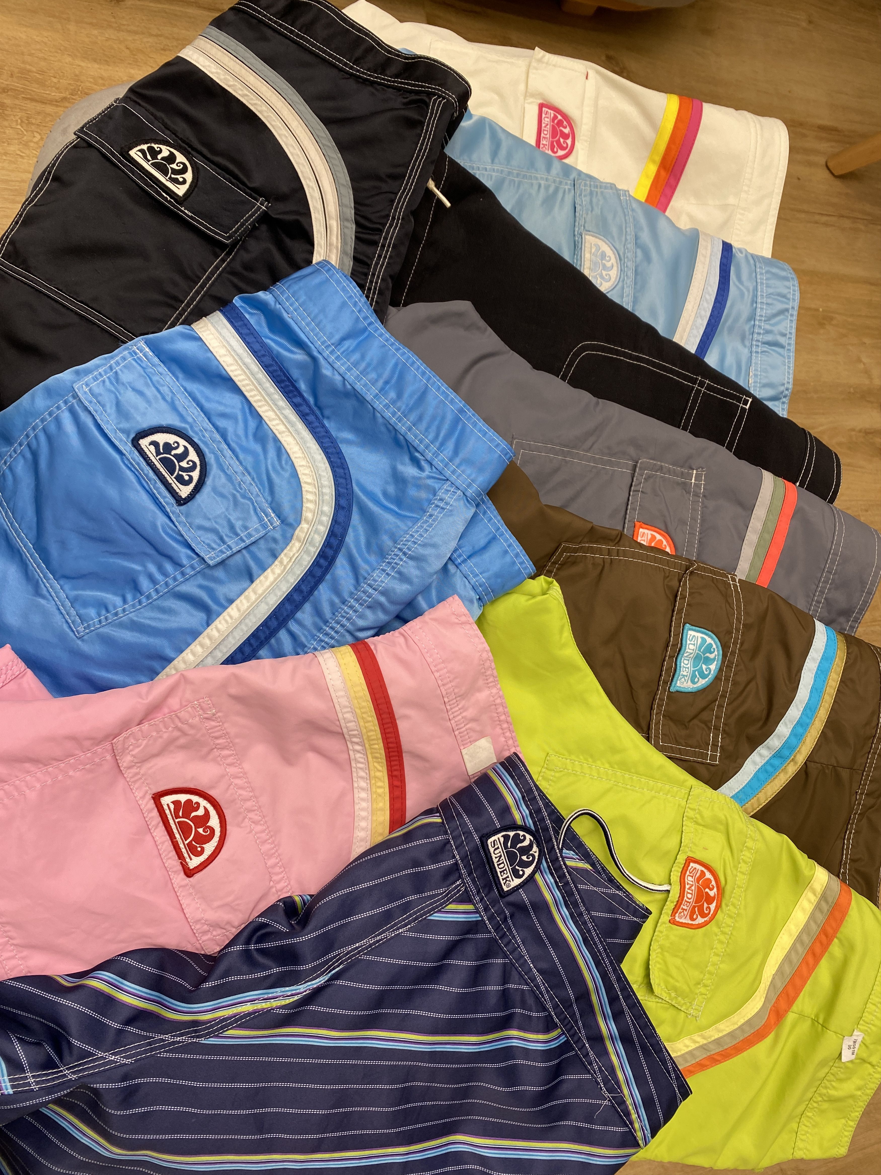 Sundek Sundek M Beach Board Shorts Trunks Bath Suit Size M 33 34 Size US 33 - 3 Thumbnail