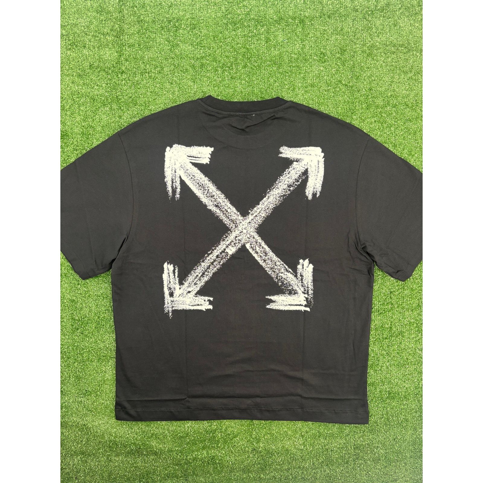 Off-White OFF-WHITE "Chalk Arrows" Black Skate T-Shirt Size XS Size US XS / EU 42 / 0 - 1 Thumbnail
