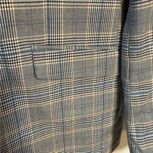 Other Paisley & Gray Plaid Blazer Bulldog Lining – Size 42R Size 42R - 8 Thumbnail