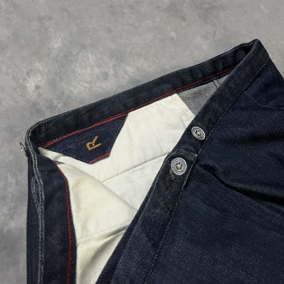 45rpm 2000s 45RPM Studio - Raw Indigo Denim Pants Made in Japan Size US 29 - 6 Thumbnail