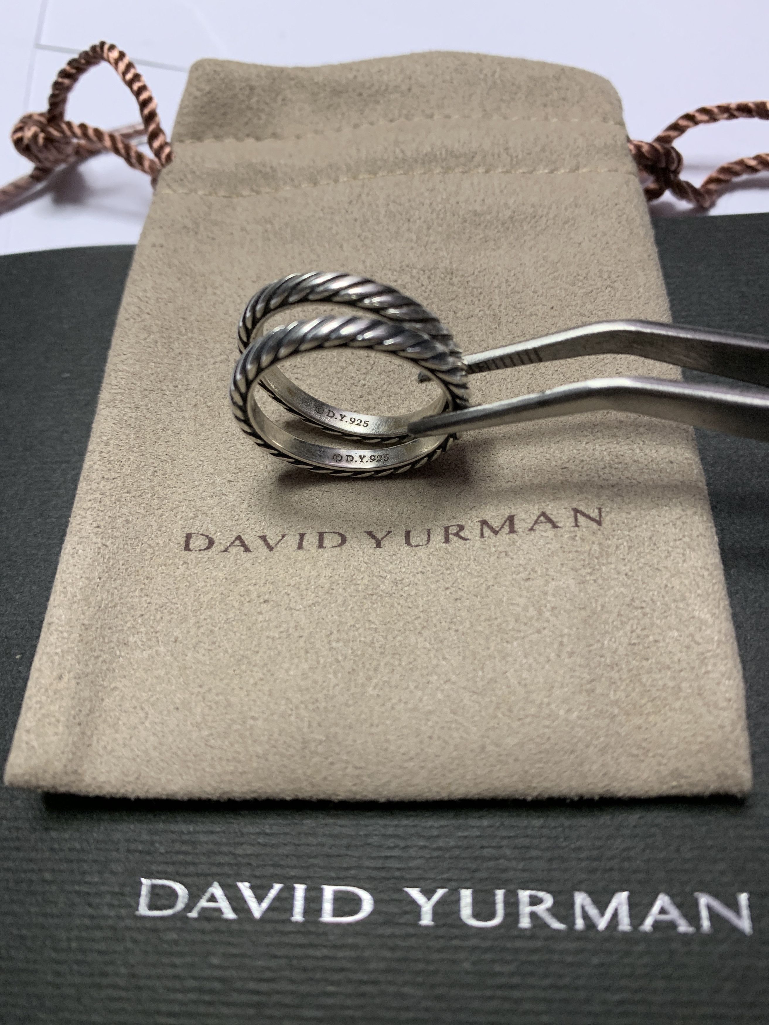 Other 2 David Yurman cable classic rings size 10.5 Size ONE SIZE - 1 Preview