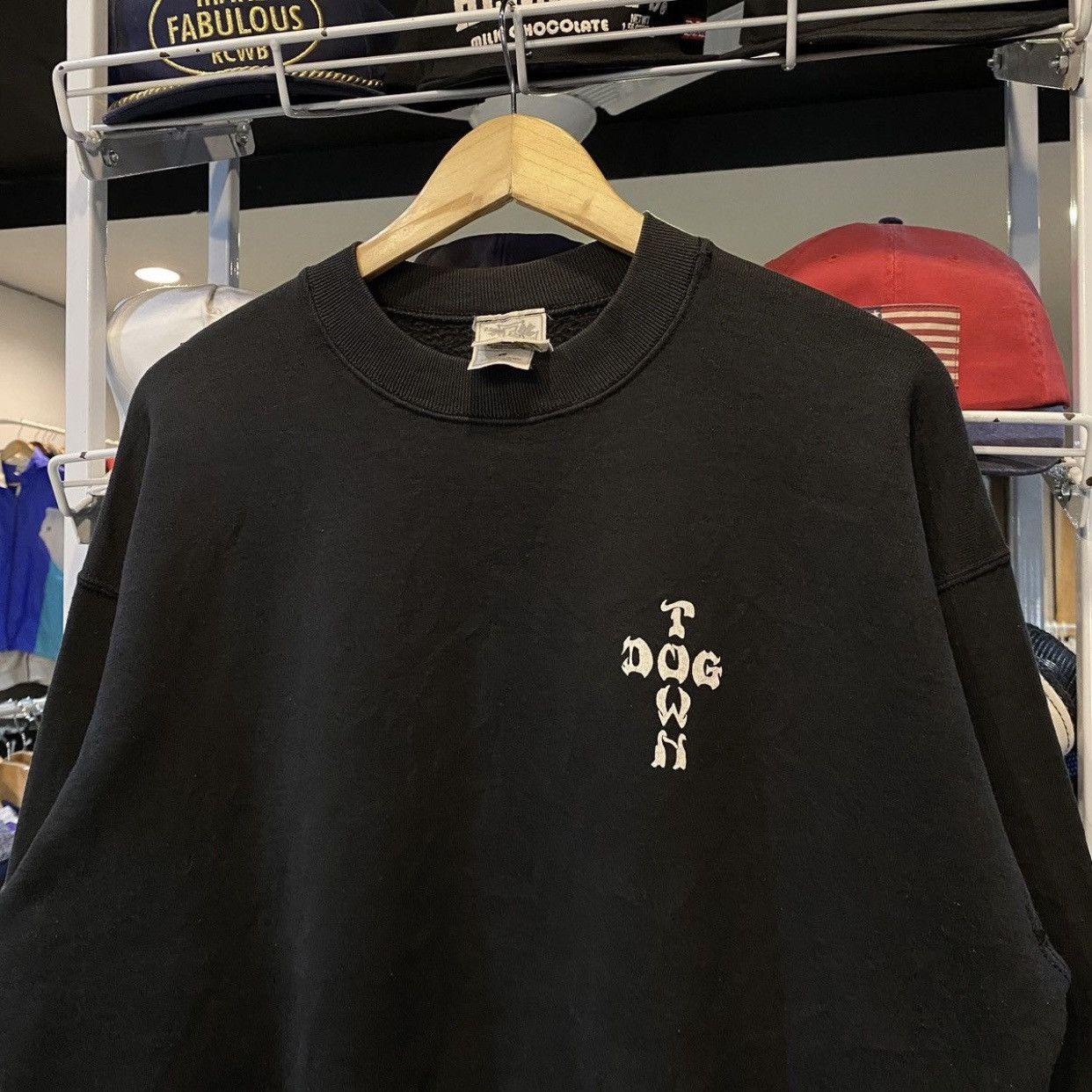 Dogtown Vintage Dogtown 'Street Cool Crews' Wing Cross Sweatshirt Size US L / EU 52-54 / 3 - 6 Thumbnail
