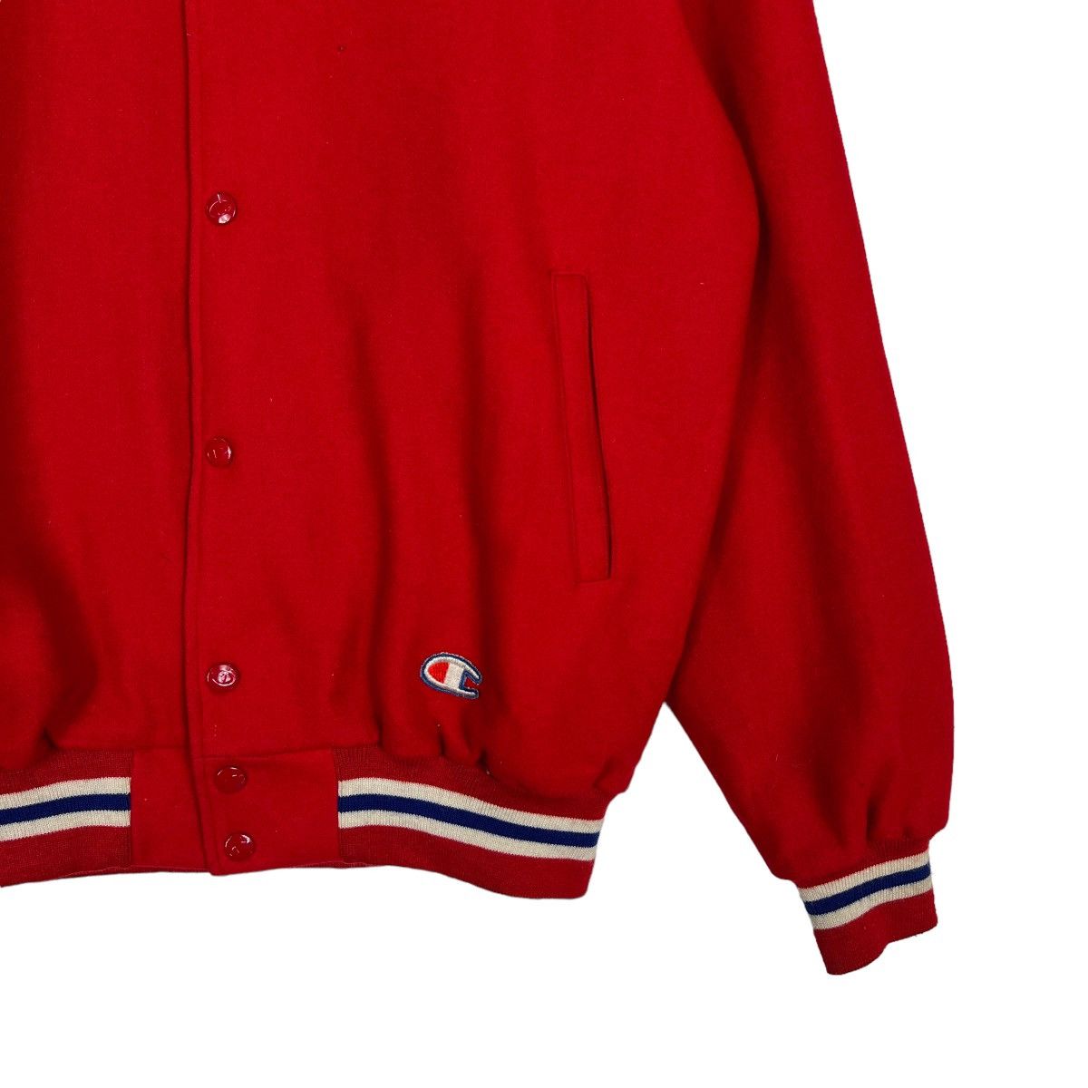 Champion 🔥 1980s VINTAGE CHAMPION VARSITY BOMBER JACKET Size US L / EU 52-54 / 3 - 9 Thumbnail