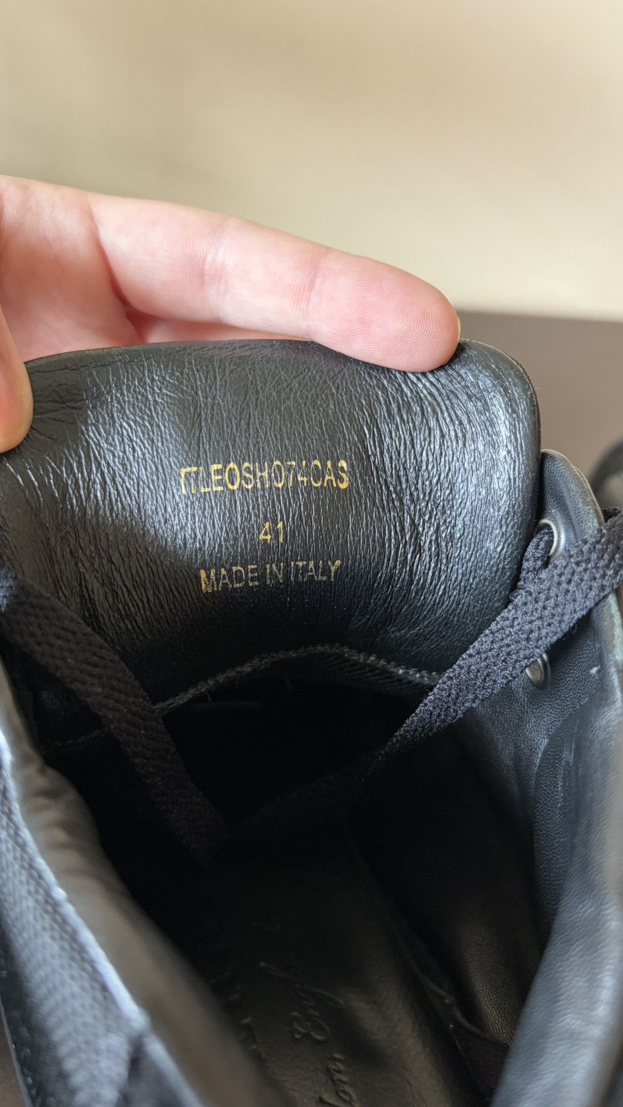Burberry Burberry High-Top Strap Sneakers – Black – Size 41 (US 8) Size US 7.5 / EU 40-41 - 8 Thumbnail