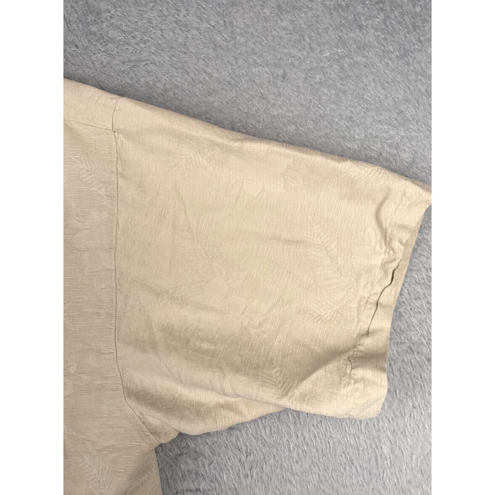 Vintage Eagle Dry Goods Button-Up Shirt Men XL Beige Silk Embroidered Hawaiian Nat Nast Luxury Originals 90s Theme Mens Size US XL / EU 56 / 4 - 2 Thumbnail