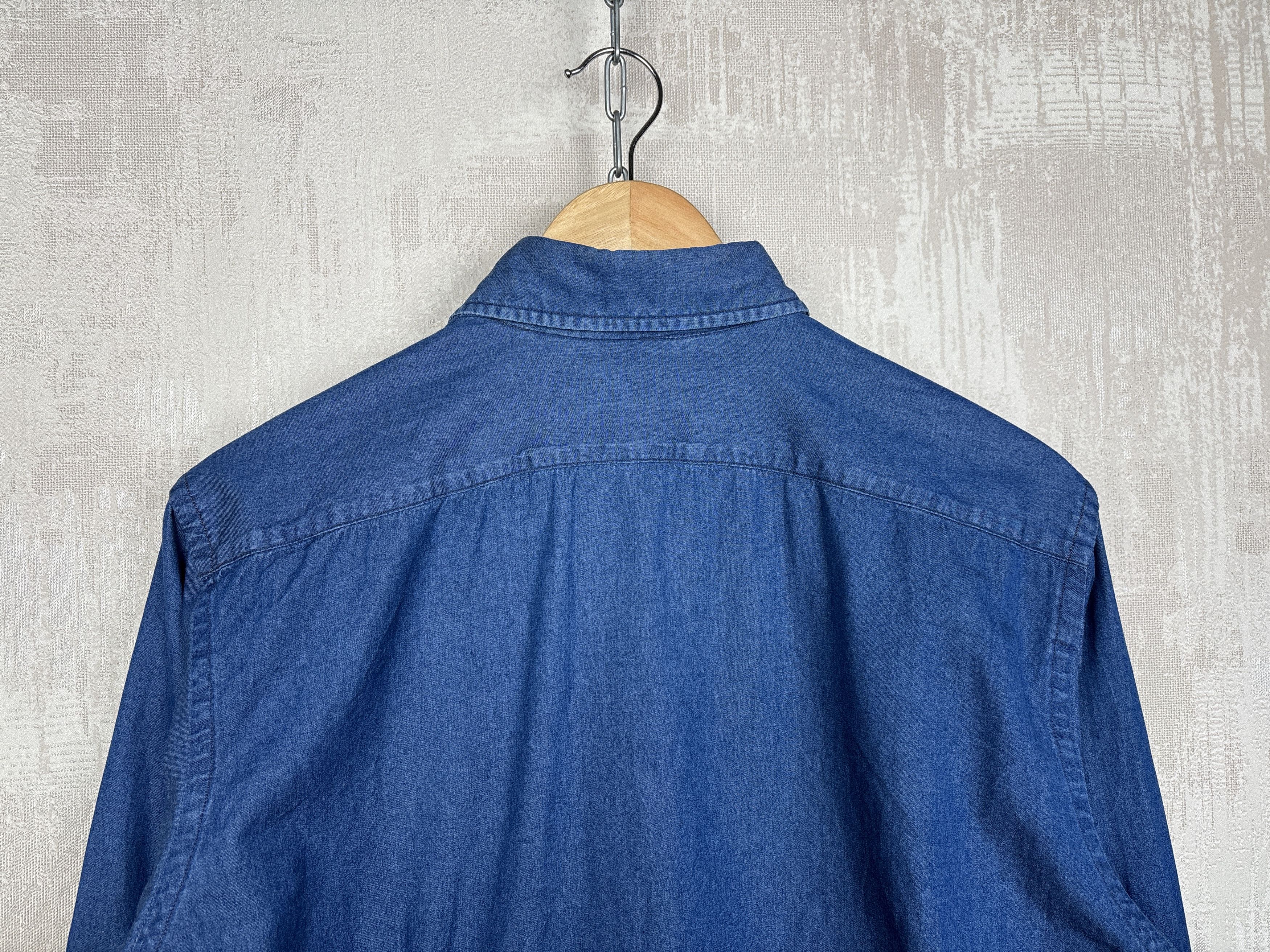 Eton Eton Contemporary Denim Dress Shirt Button Up Size US M / EU 48-50 / 2 - 18 Thumbnail