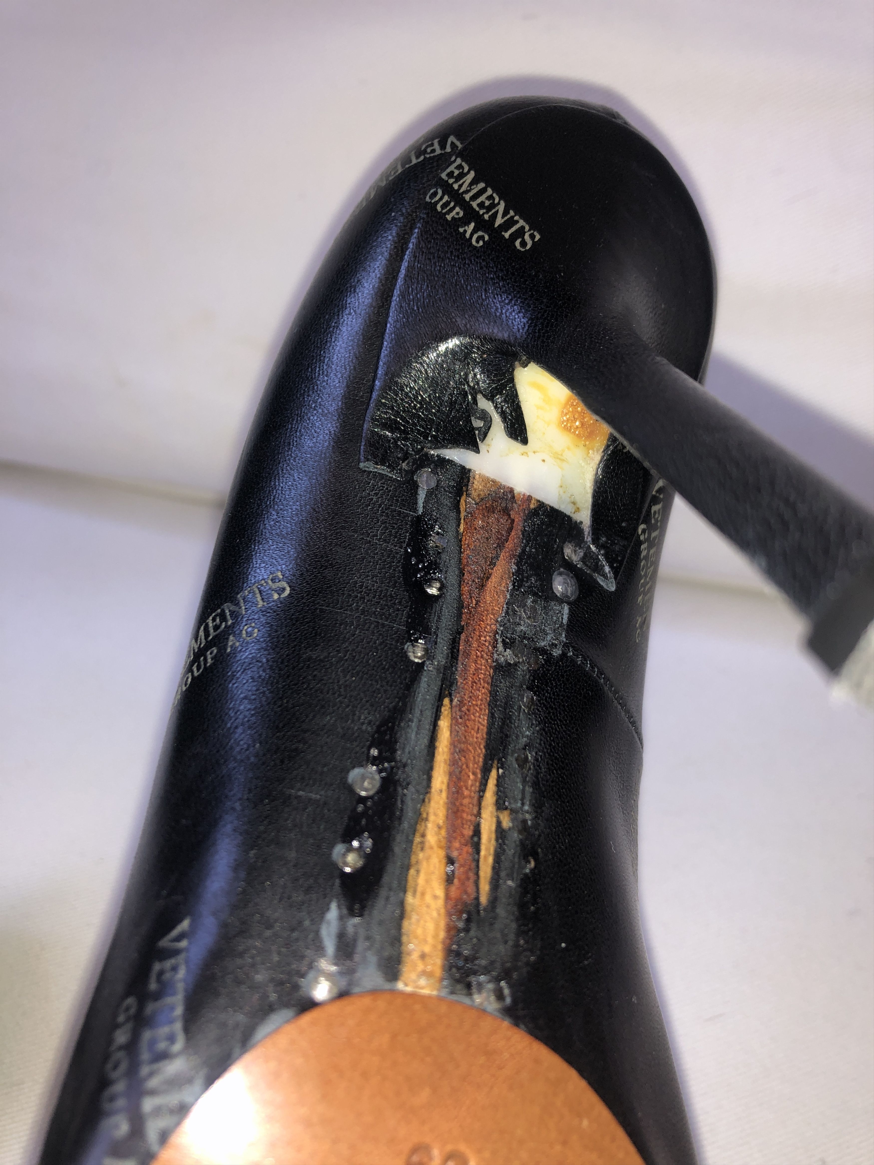 Vetements Black Leather Pumps with "Snatched" Shoe Sole Size US 9 / IT 39 - 5 Thumbnail