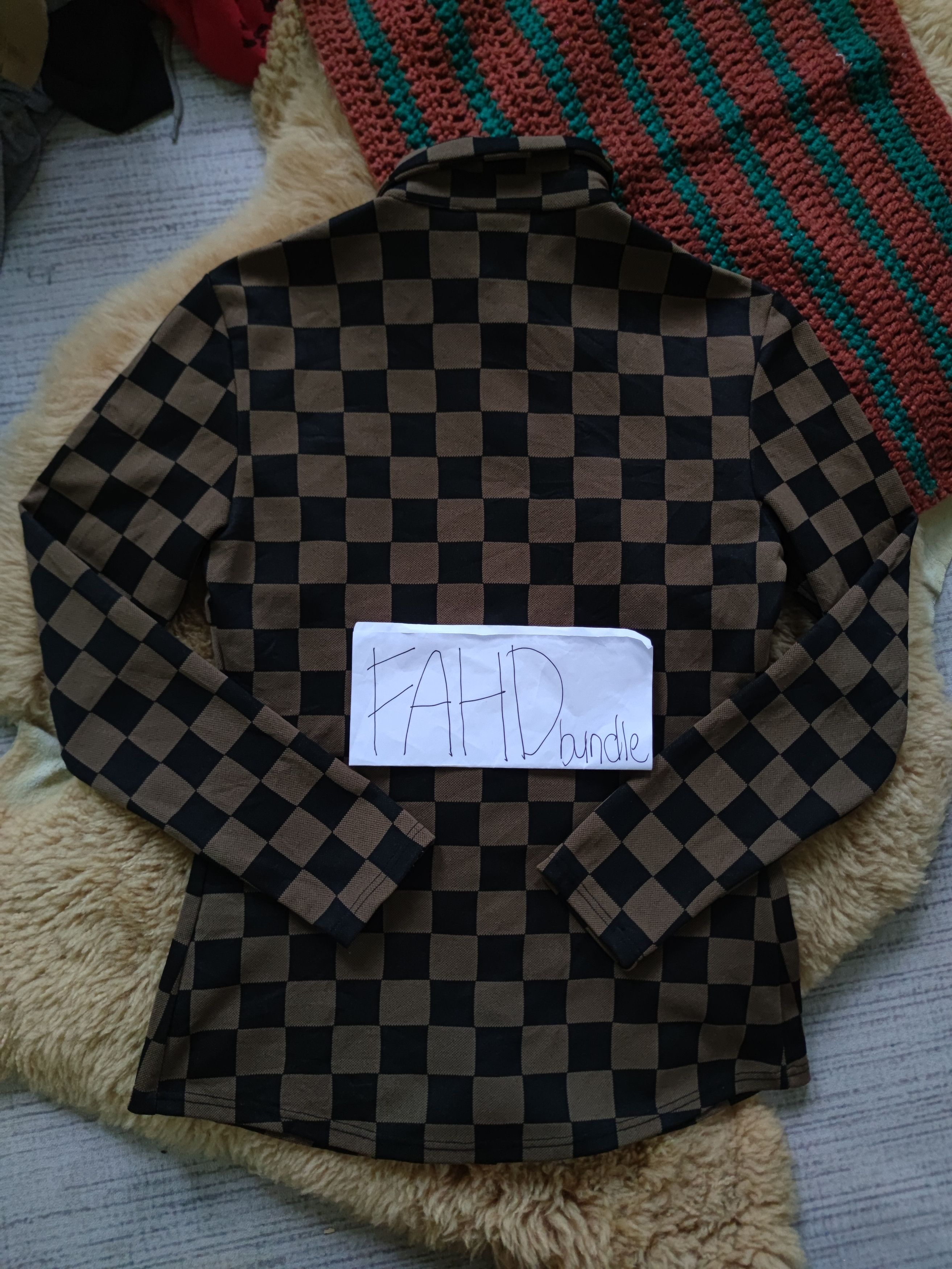 Fendi FENDI Checkered Button Shirt Made in Italy Size 38 Size M / US 6-8 / IT 42-44 - 2 Thumbnail