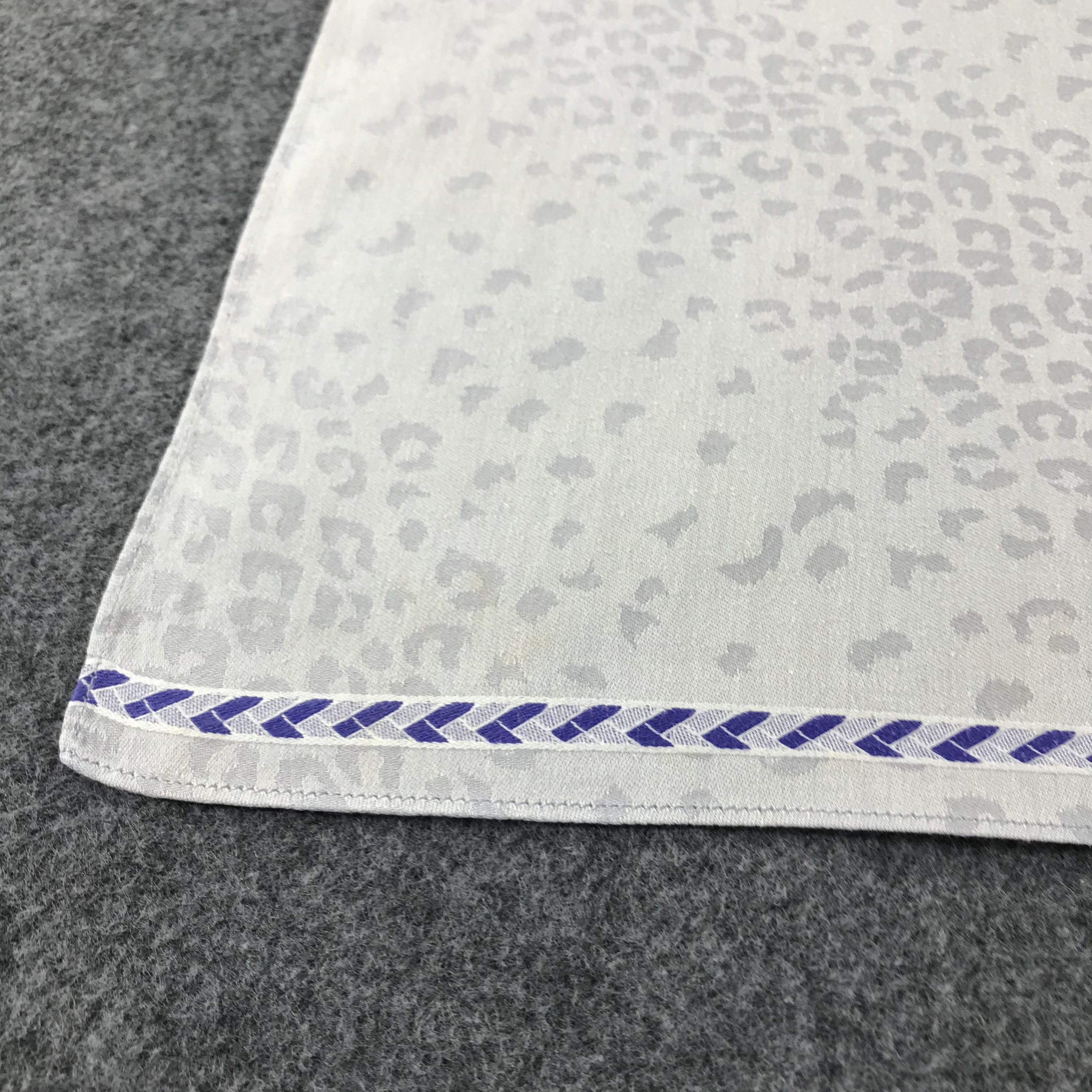 Vintage × Yves Saint Laurent YSL Cheetah Spots Handkerchief Neckerchief Bandana H244 Size ONE SIZE - 10 Thumbnail
