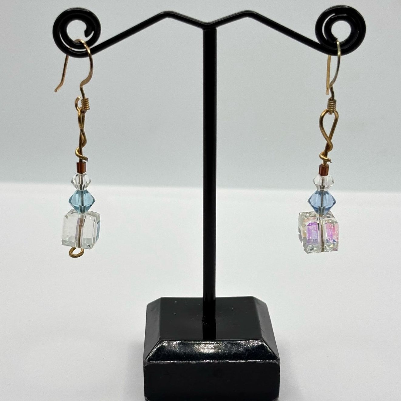 Other Gold Crystal Earrings Size ONE SIZE - 2 Thumbnail