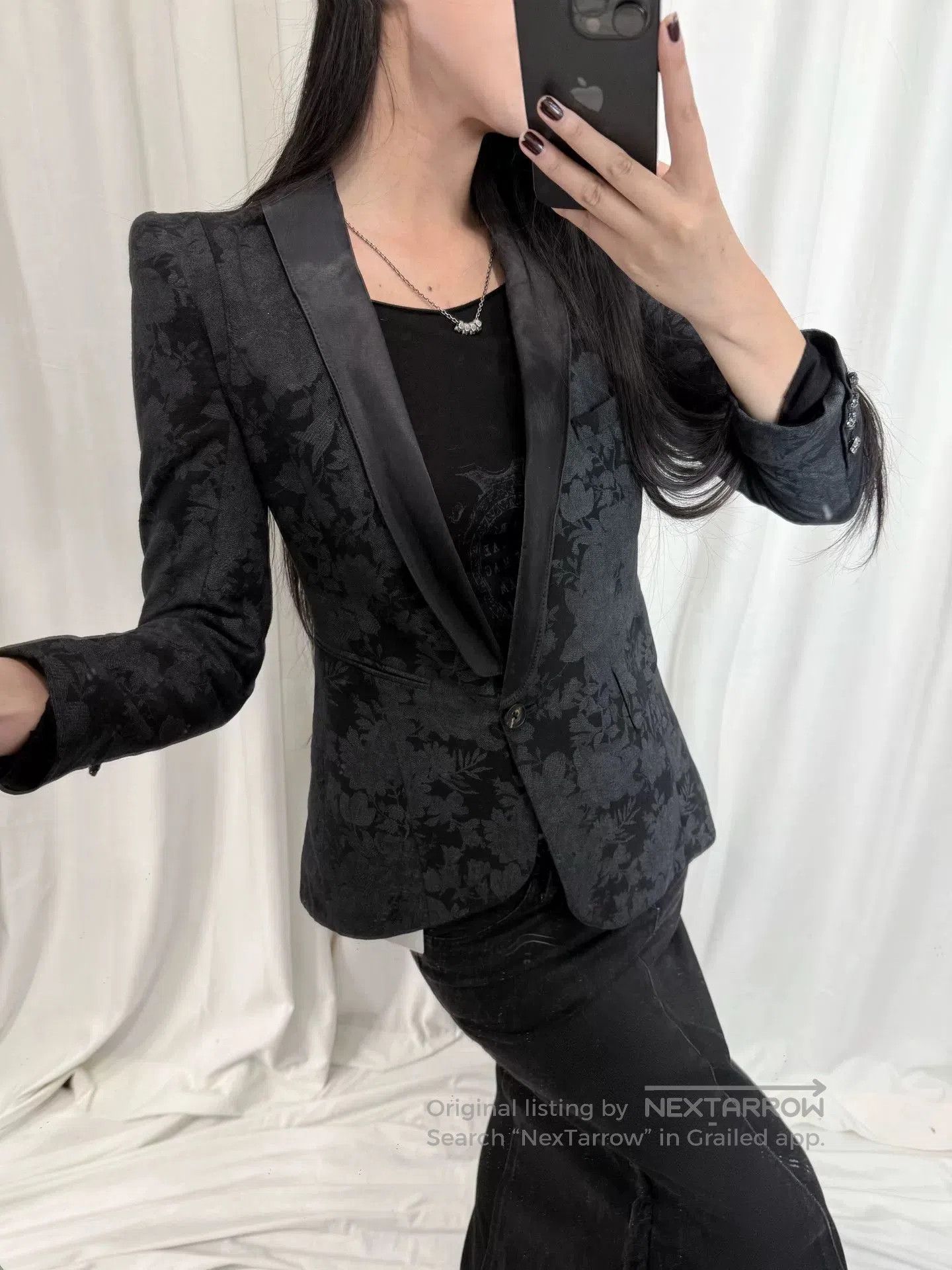 If Six Was Nine Ifsixwasnine Floral Print Blazer. Size XS / US 0-2 / IT 36-38 - 1 Thumbnail