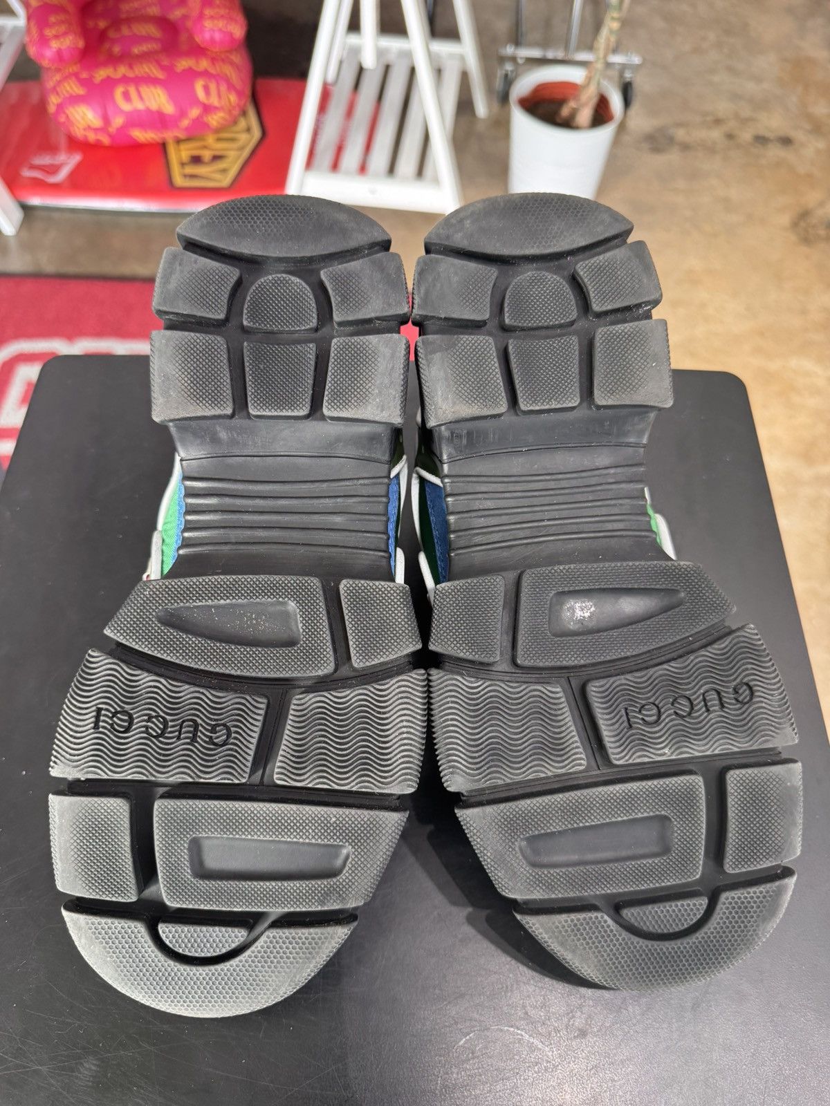Gucci Gucci Flashtrek Green Blue Size 6.5 (2023) Size US 6.5 / EU 39-40 - 8 Thumbnail