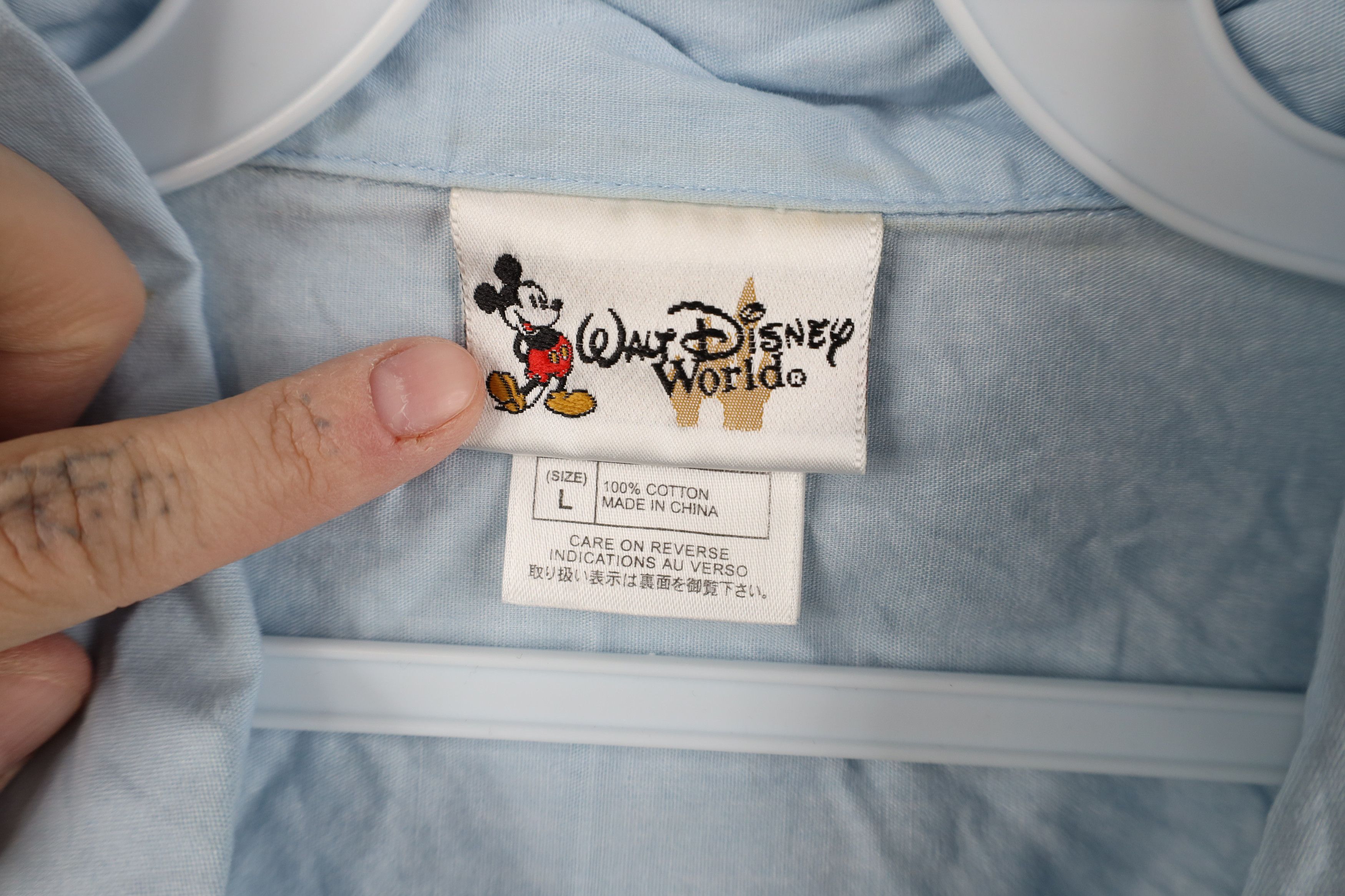 Disney Vintage 90s Y2K Disney All Over Print Collared Button Shirt Size US L / EU 52-54 / 3 - 10 Thumbnail