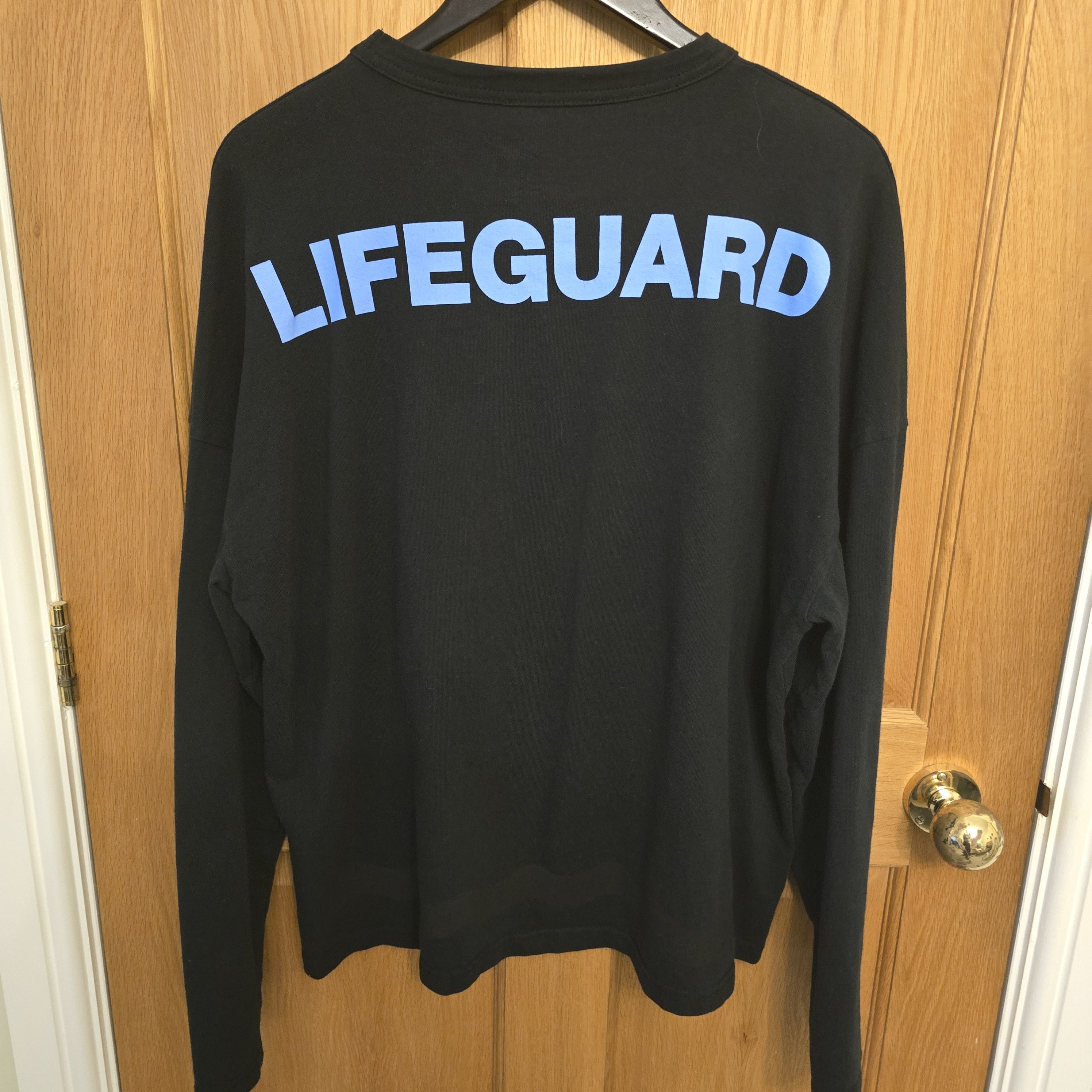 032c 032c Black Safety Long Sleeve T-Shirt Size US M / EU 48-50 / 2 - 2 Thumbnail