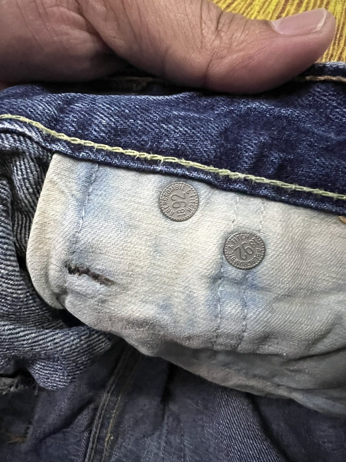 Abercrombie & Fitch × If Six Was Nine × Seditionaries ABERCROMBIE & FITCH FLARE PAINTER DENIM RARE Size US 33 - 17 Thumbnail