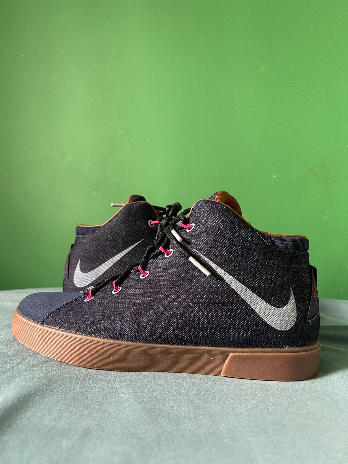 Nike Nike Lebron 12 NSW Fireberry Denim 2014 Size US 11.5 / EU 44-45 - 1 Thumbnail