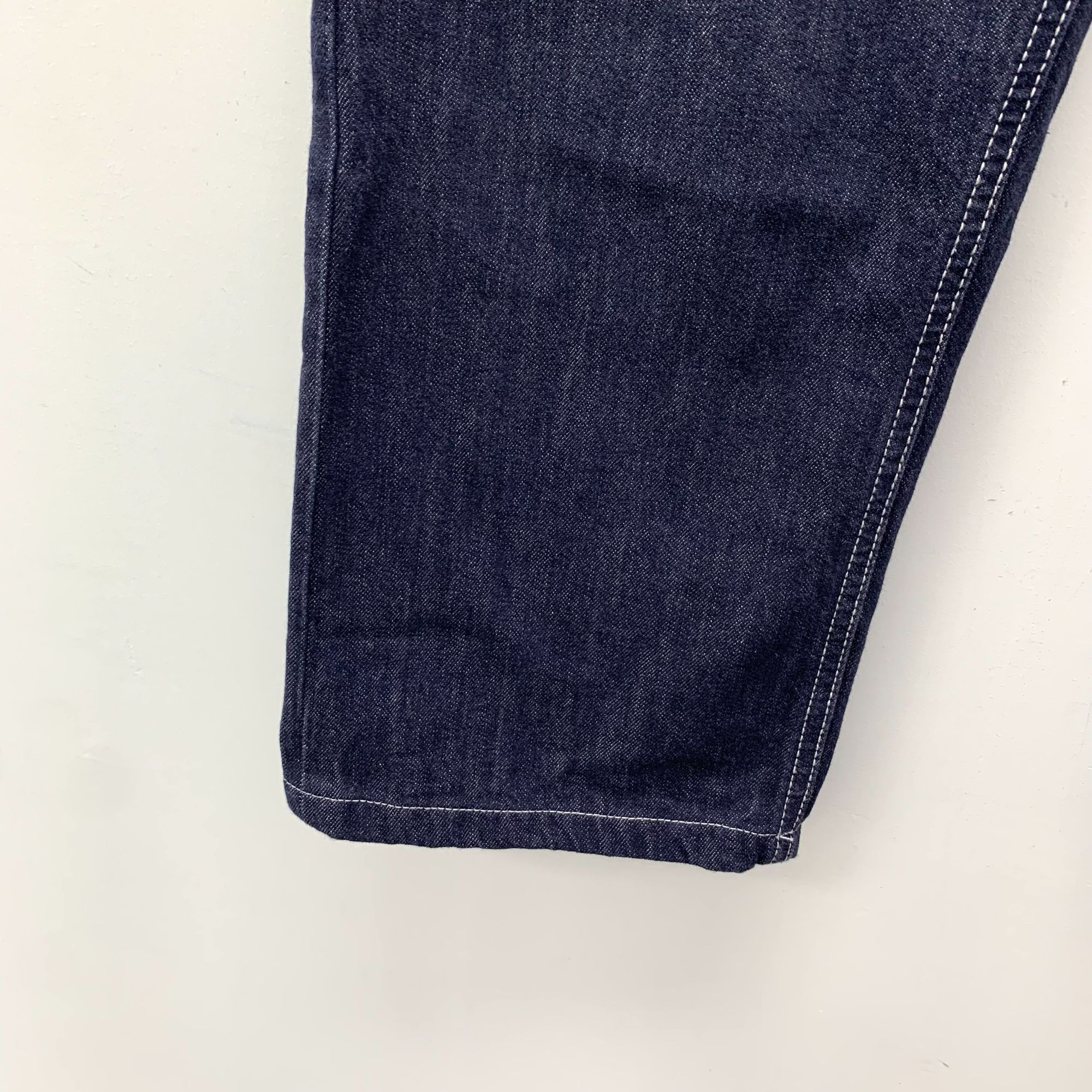Fendi Fendi Fila Collaboration Dark Blue Wide-Leg Cotton Denim Pan Size US 26 / EU 42 - 5 Thumbnail
