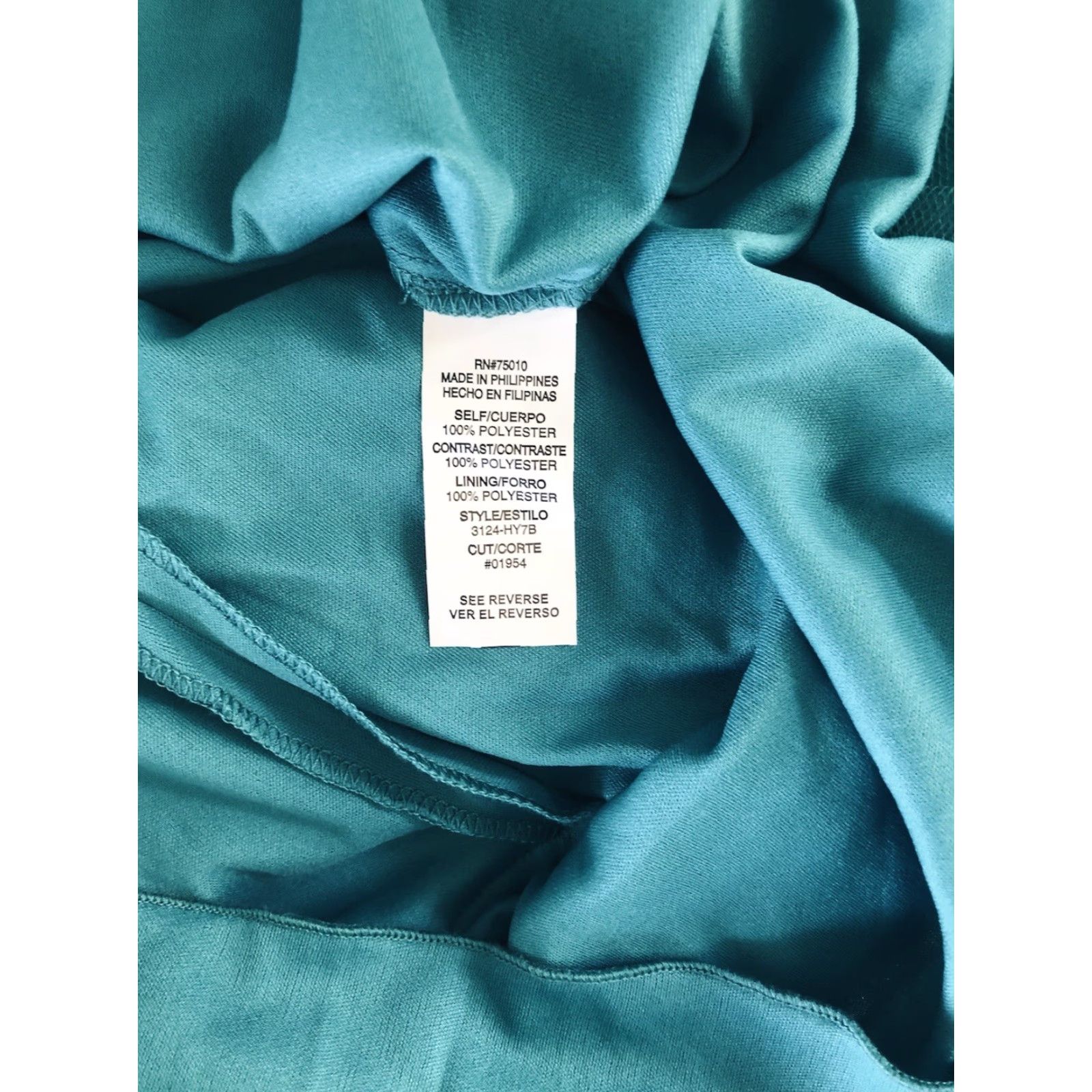 Vintage VINTAGE Strapless Corset Dress Teal Tiered Flare Beads Belt Fairy Y2K Pixie 1 Size XS / US 0-2 / IT 36-38 - 6 Thumbnail