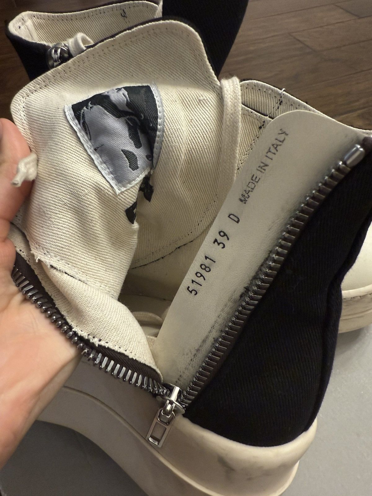Rick Owens Drkshdw Rick Owen's Drkshdw Mega Bumper Sneakers. Size US 9 / IT 39 - 3 Thumbnail