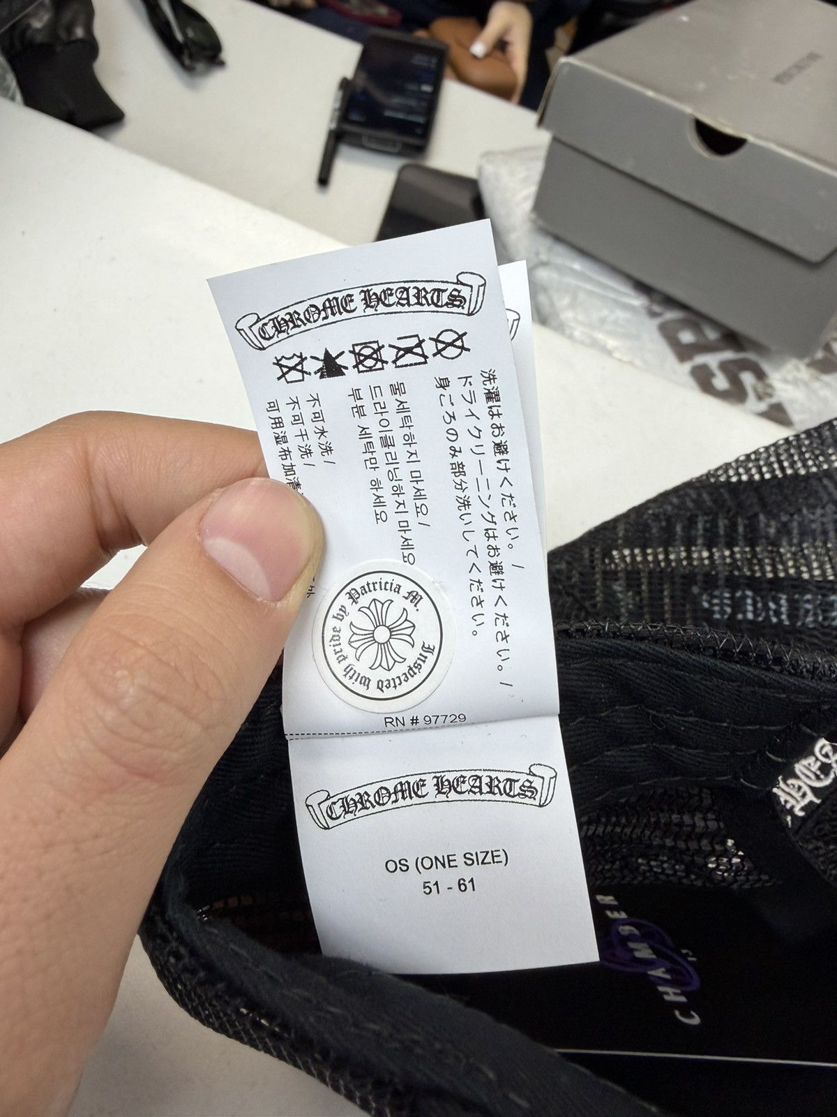 Chrome Hearts Chrome Hearts Black Orange Cemetery Trucker Cap Size ONE SIZE - 5 Thumbnail