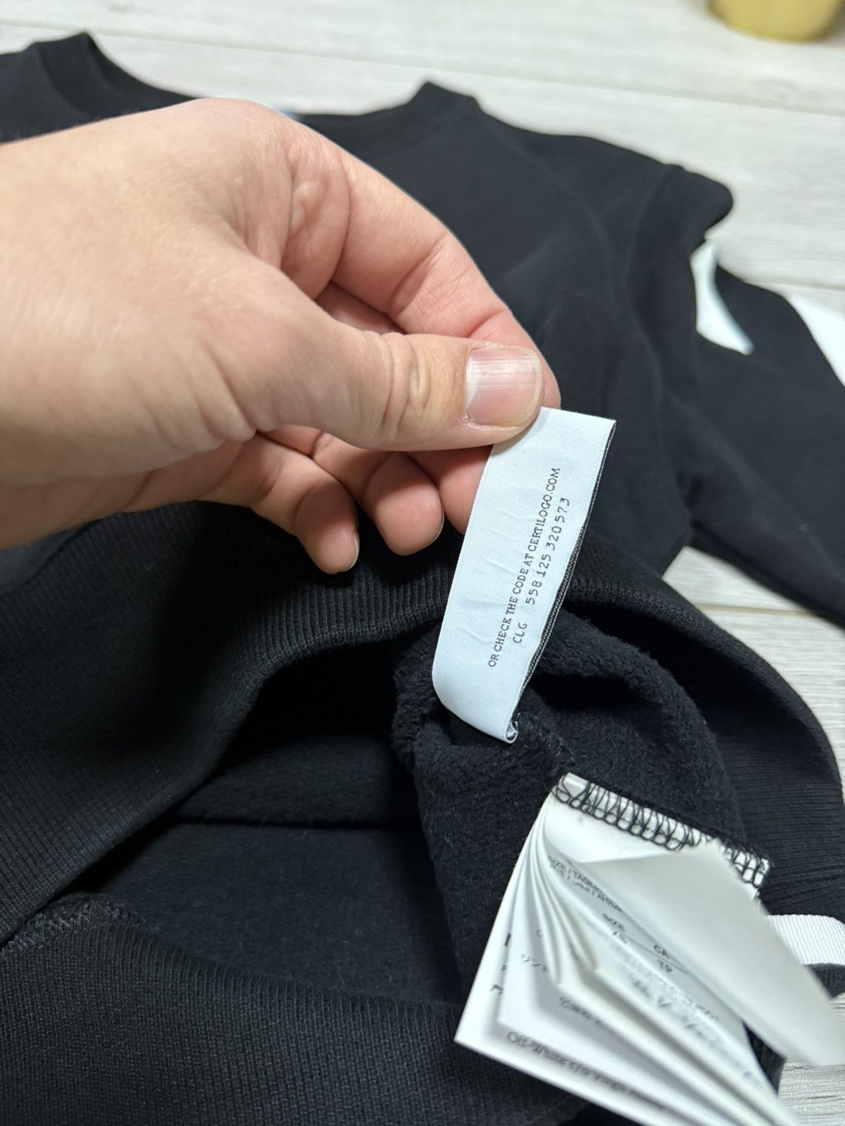 Off-White Off-White Mona Lisa tapes arrows sweatshirt Size US XS / EU 42 / 0 - 9 Thumbnail