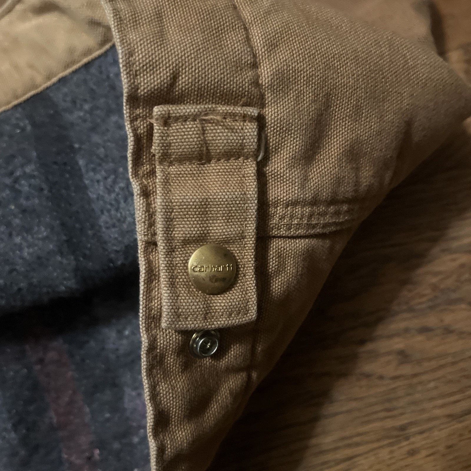 Carhartt Vintage 90s Carhartt J01 Detroit Jacket 46 Distress Faded Size US L / EU 52-54 / 3 - 12 Thumbnail