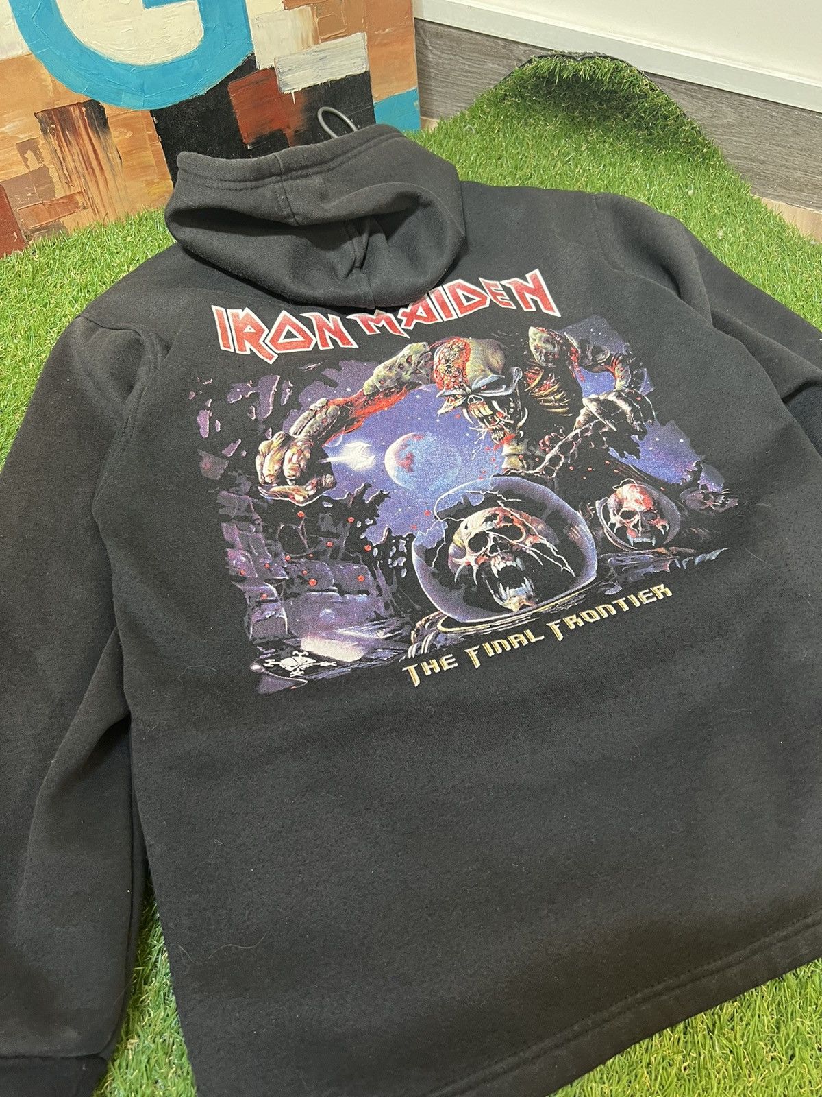 Iron Maiden × Vintage IRON MAIDEN THE Final Frontier 2010 y2k hoodie Size US M / EU 48-50 / 2 - 2 Thumbnail