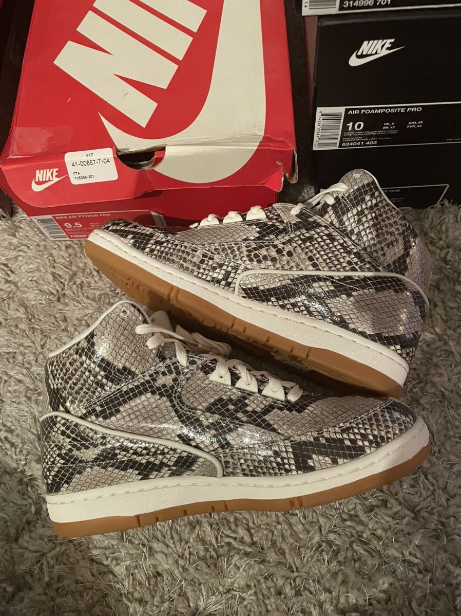 Nike Nike Air Python Premium Brown Snake Skin Size US 9.5 / EU 42-43 - 3 Thumbnail