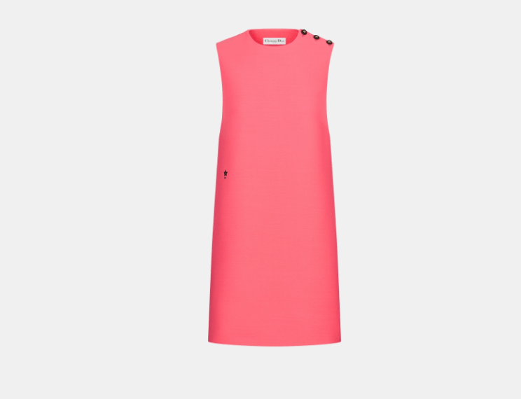 Dior o1w1db10925 441R87 Straight Mini Dress in Candy Pink Size XS / US 0-2 / IT 36-38 - 1 Thumbnail