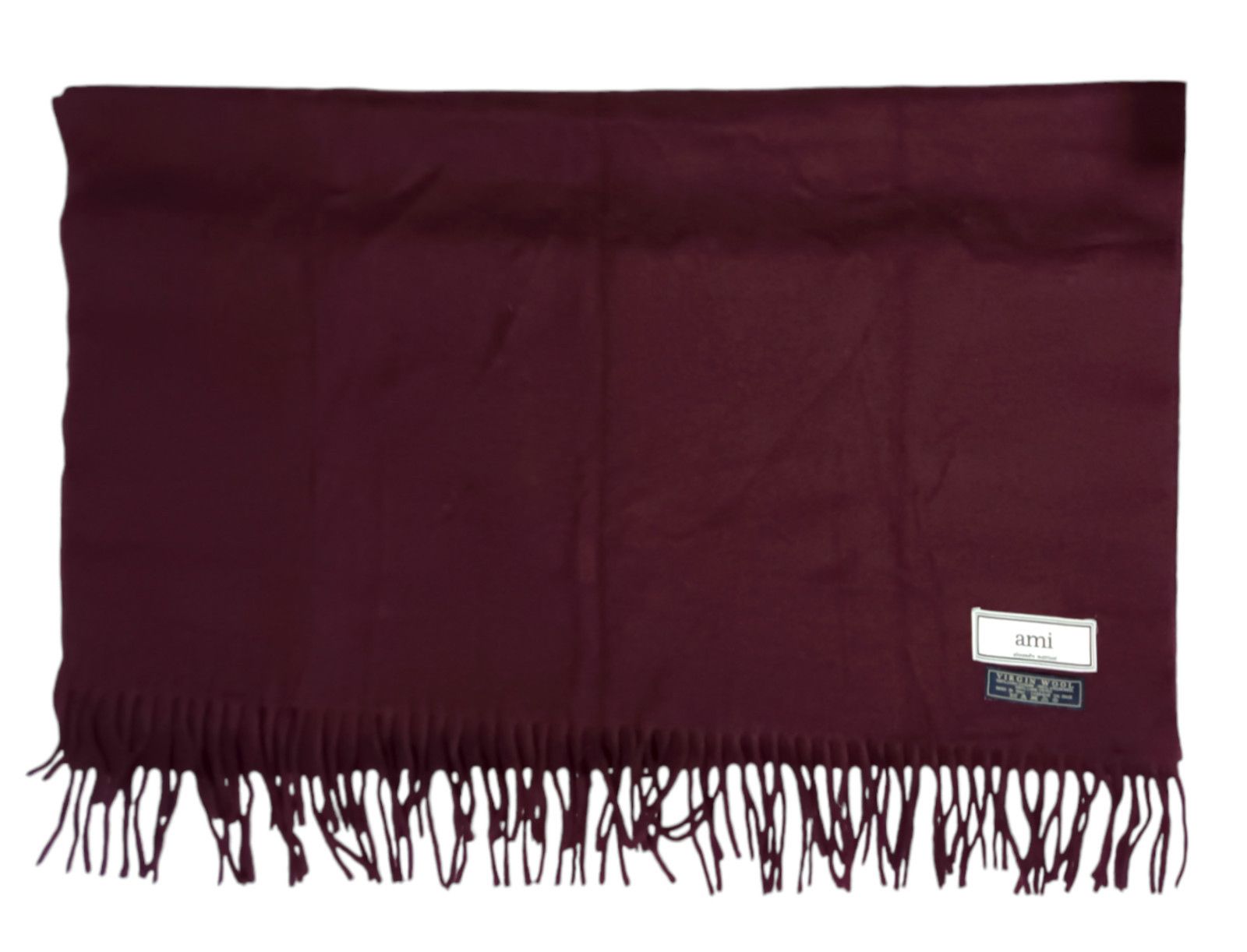 AMI AMI by Alexandre Mattiussi Oversized XXL Red Purple Scarf Size ONE SIZE - 1 Thumbnail