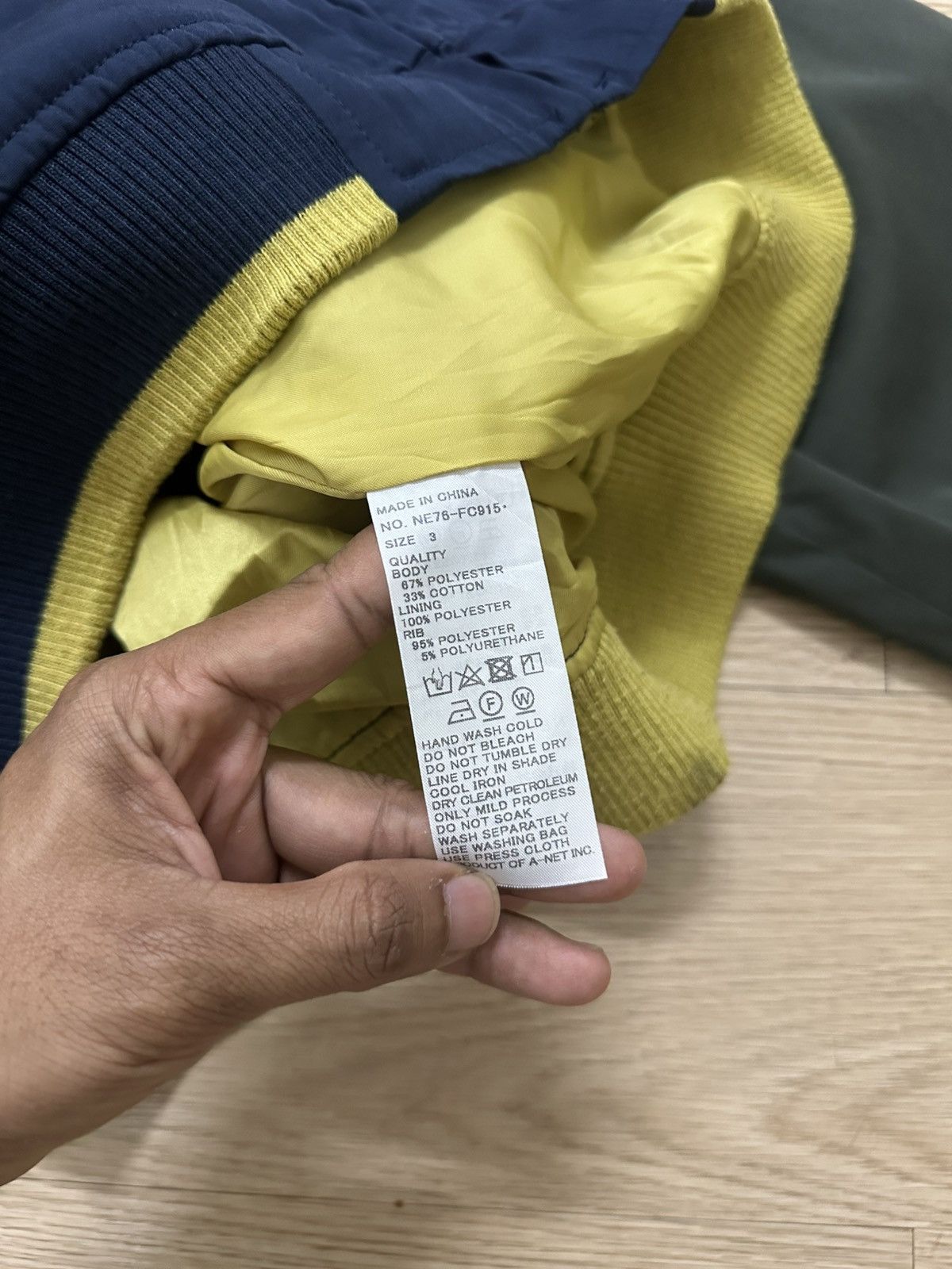 Issey Miyake × Ne-Net Rare Ne-net by Issey Miyake Embroidery Light Bomber Jacket Size US M / EU 48-50 / 2 - 6 Thumbnail