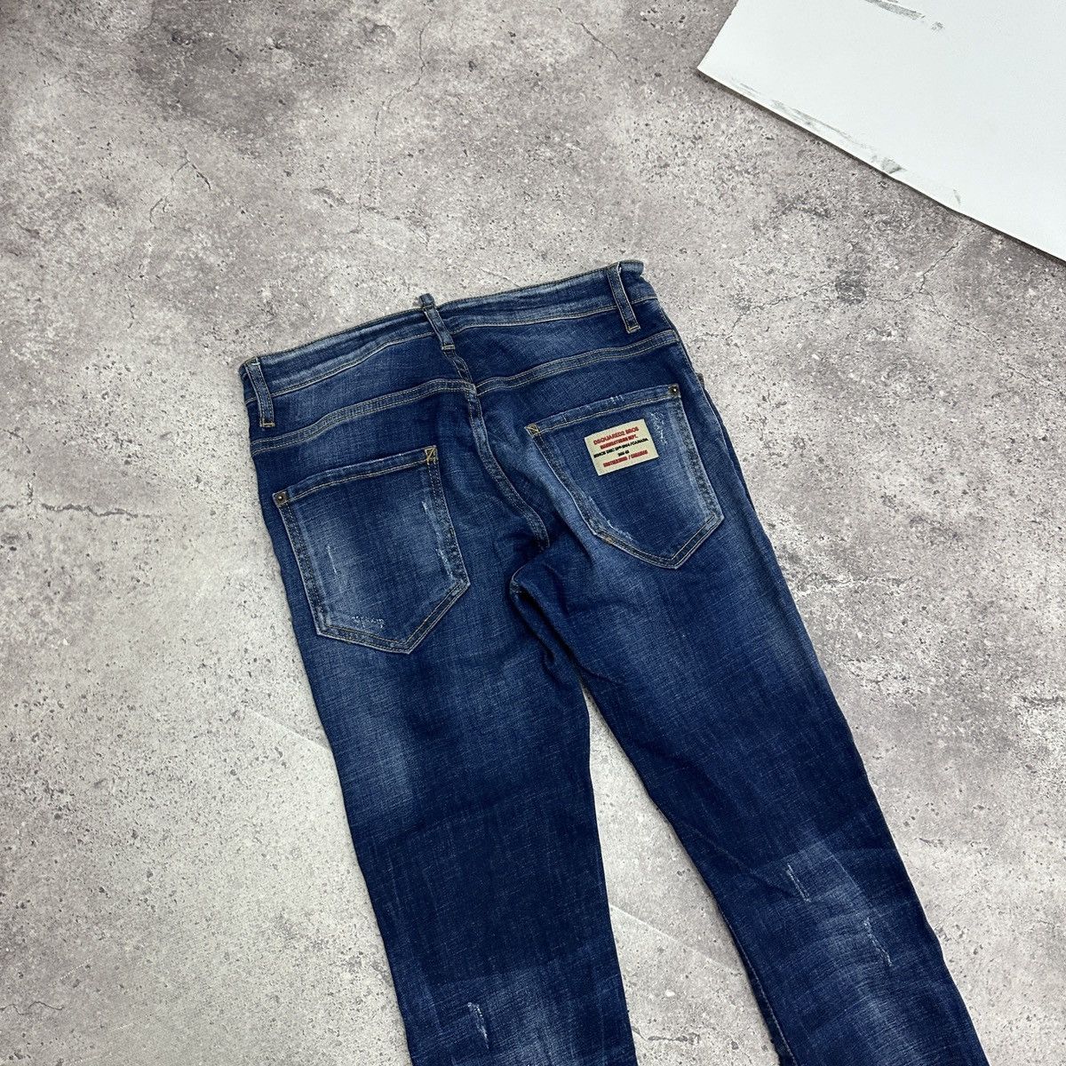 Dsquared2 Dsquared2 skinny Italy Patchwork distressed jeans y2k hype Size US 30 / EU 46 - 6 Thumbnail