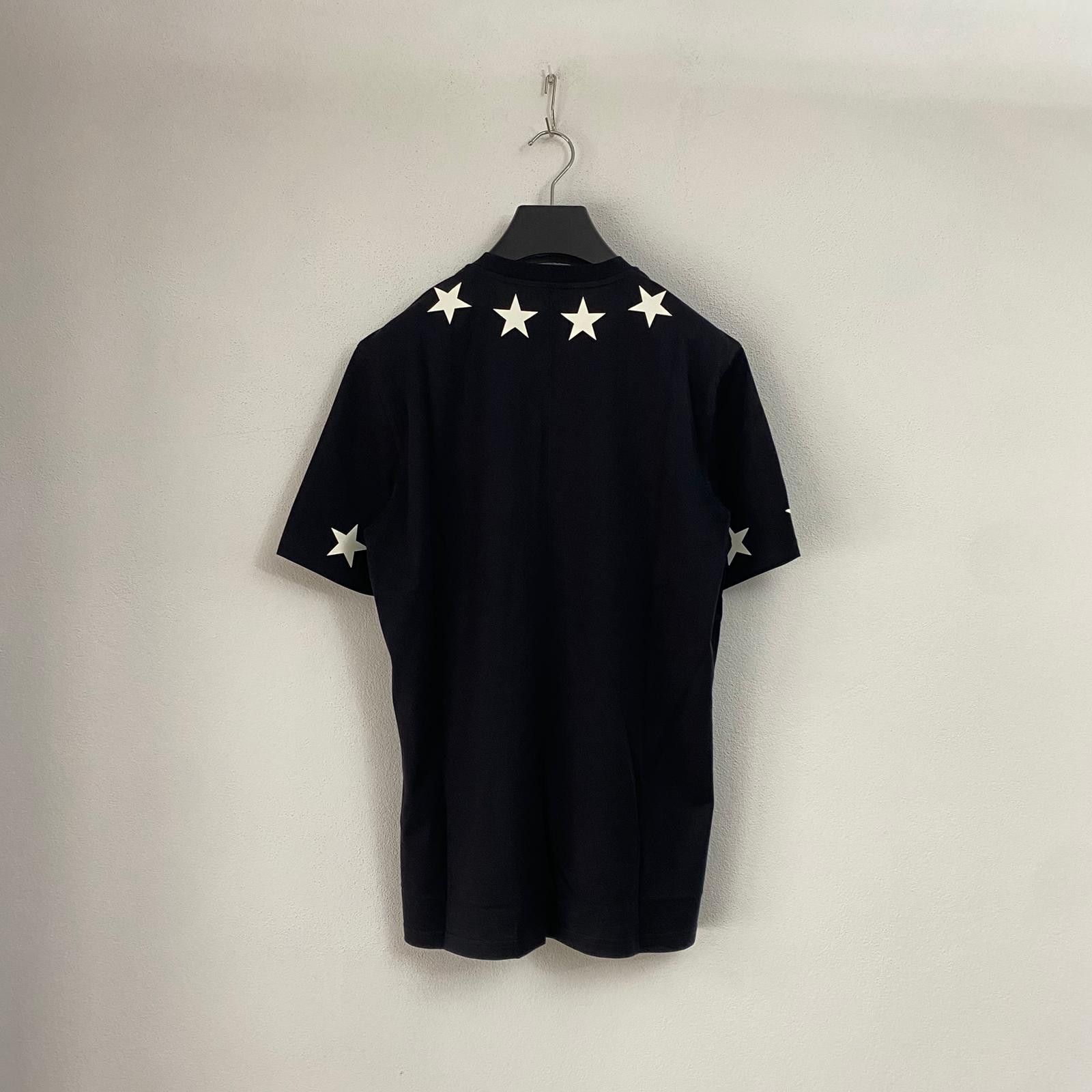 Givenchy Black and White Printed Stars T-Shirt Size S / US 4 / IT 40 - 9 Thumbnail
