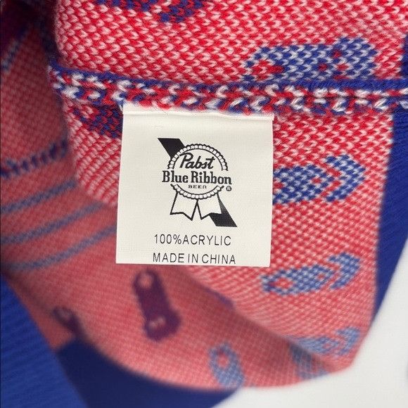 Pabst Blue Ribbon Pabst Blue Ribbon Holiday Ugly Christmas Sweater Mens Size S Size US S / EU 44-46 / 1 - 5 Thumbnail