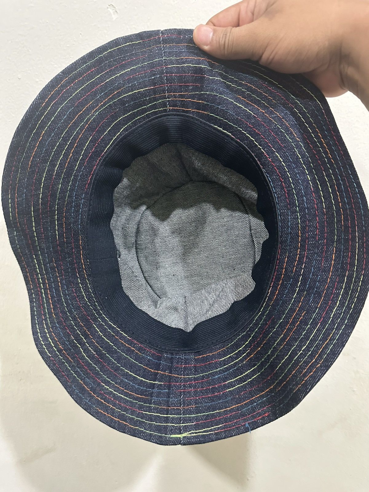 Japanese Brand Distress Denim Like Kapital Hat Size ONE SIZE - 5 Thumbnail