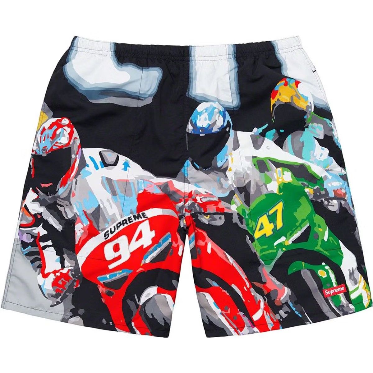 Supreme Supreme Split Logo Water Shorts | Grailed