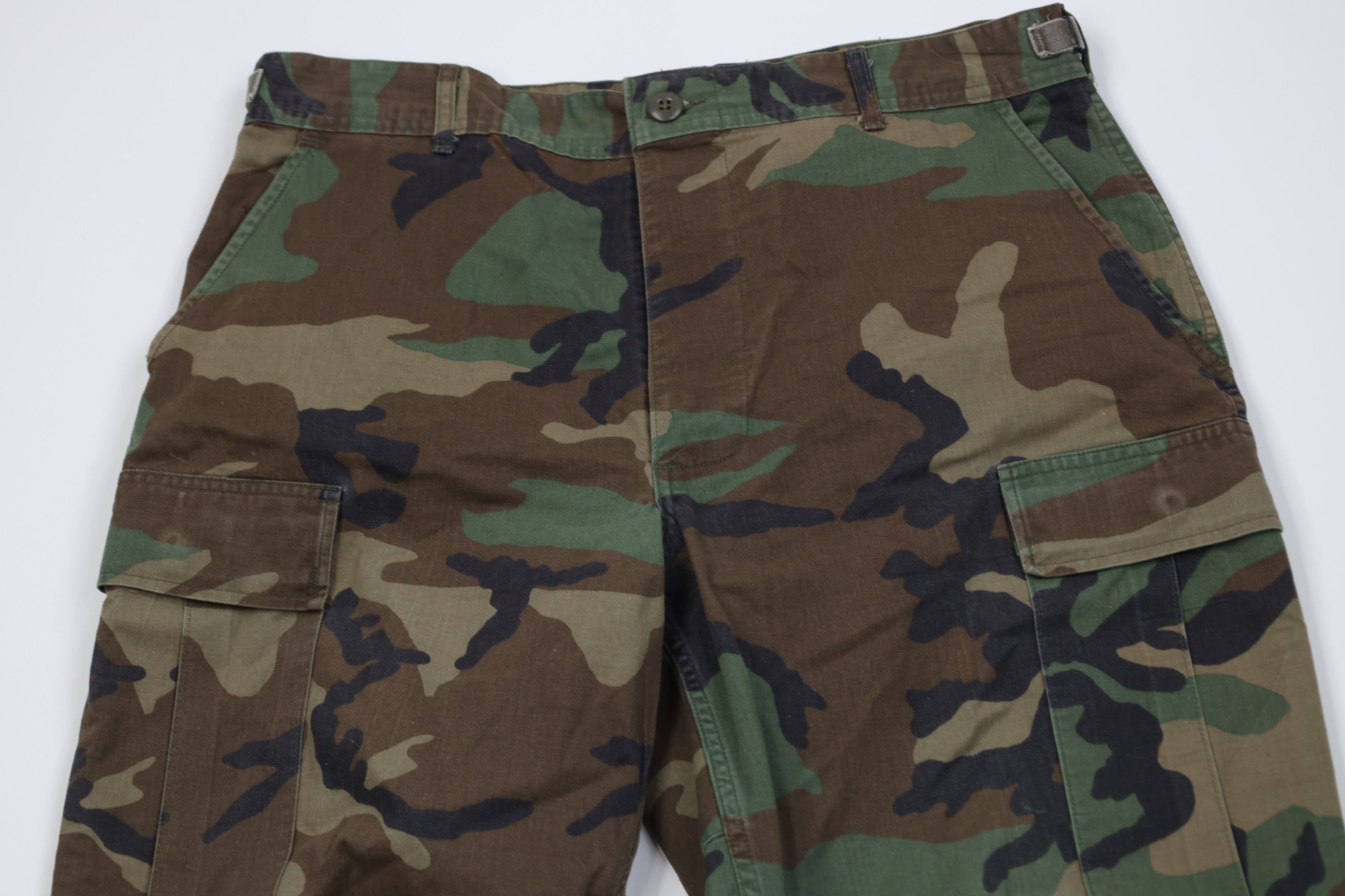 Vintage Vintage 90s USGI Camouflage Combat Cargo Trousers Pants US Size US 34 / EU 50 - 2 Thumbnail
