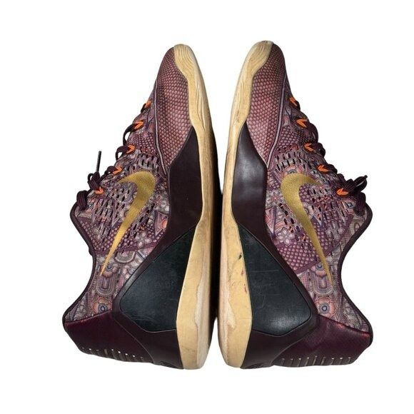 Nike Nike Shoes Kobe 9 EM Low Silk Sz 12.5 Men's - Merlot Red Met Size US 12.5 / EU 45-46 - 10 Thumbnail