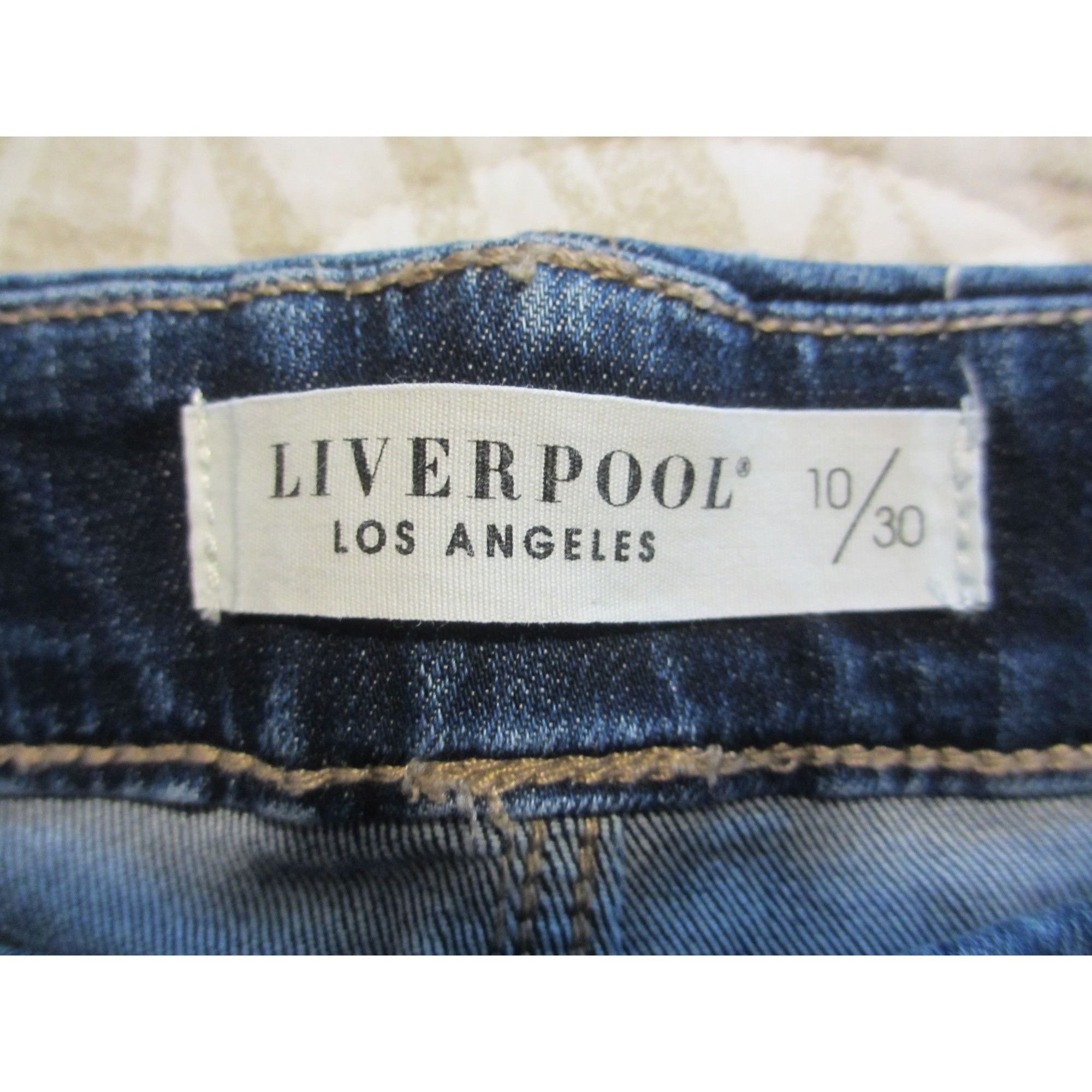 Other LIVERPOOL LOS ANGELES ANKLE SKINNY EGO LOGICAL BLUE JEANS SI Size 32" / US 10 / IT 46 - 5 Thumbnail