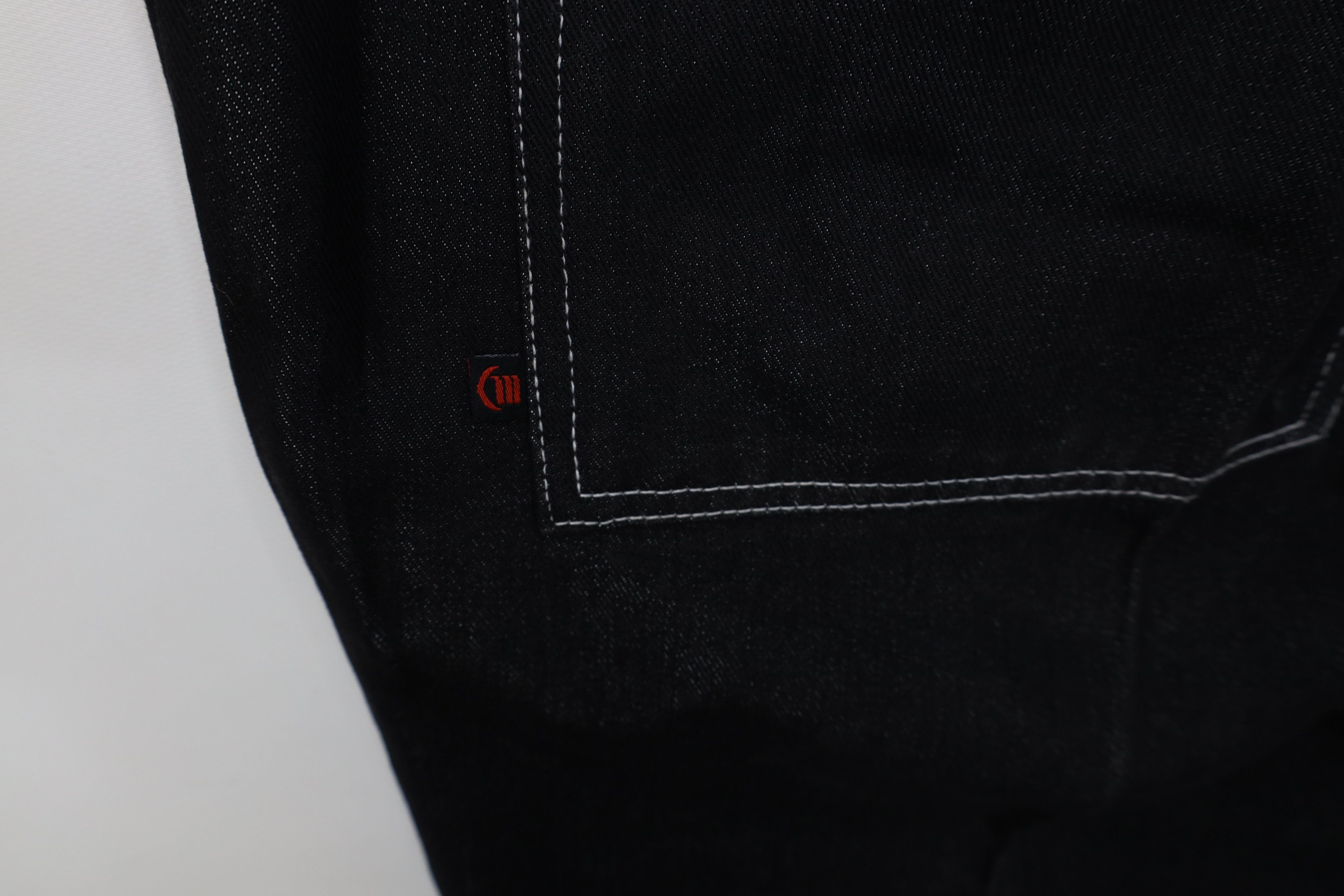 Vintage Vintage 90s Y2K Streetwear Block Double Knee Wide Leg Jeans Size US 36 / EU 52 - 13 Thumbnail