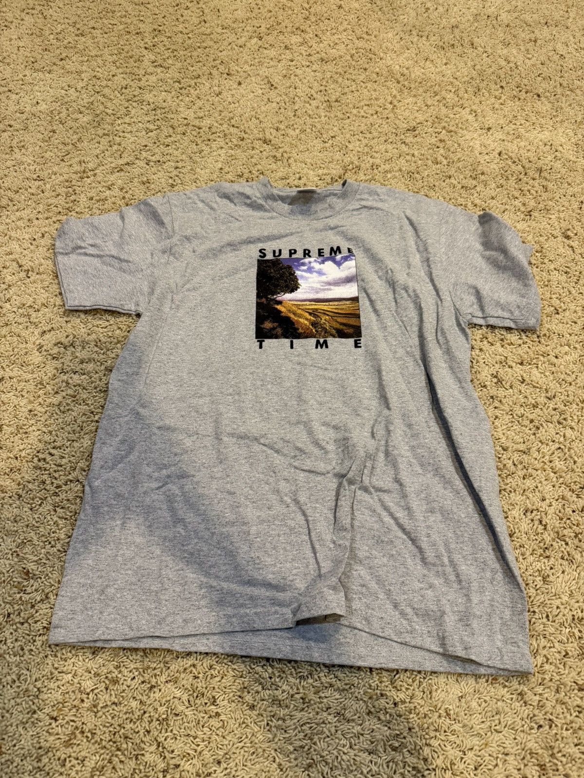 Supreme Supreme Time Tshirt Size US M / EU 48-50 / 2 - 1 Thumbnail