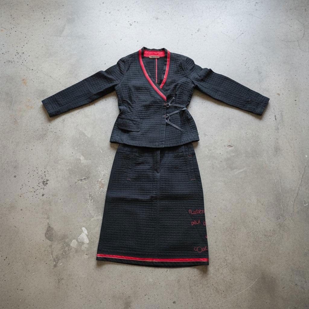 Cop Copine The Cop Copine Neutral Kimono Set Size 30" / US 8 / IT 44 - 2 Thumbnail