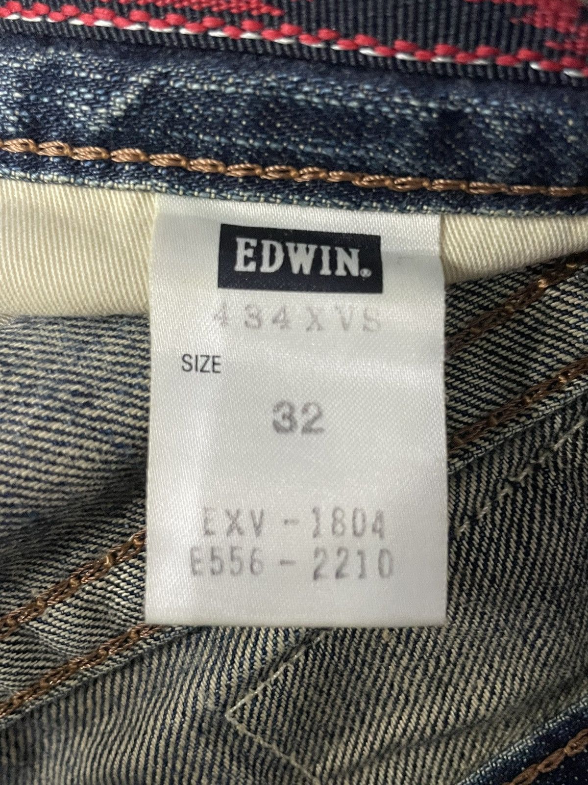 Edwin × Vintage Edwin Japan Exlusive Vintage Straight Cut Suedes trim Jeans Size US 32 / EU 48 - 15 Thumbnail
