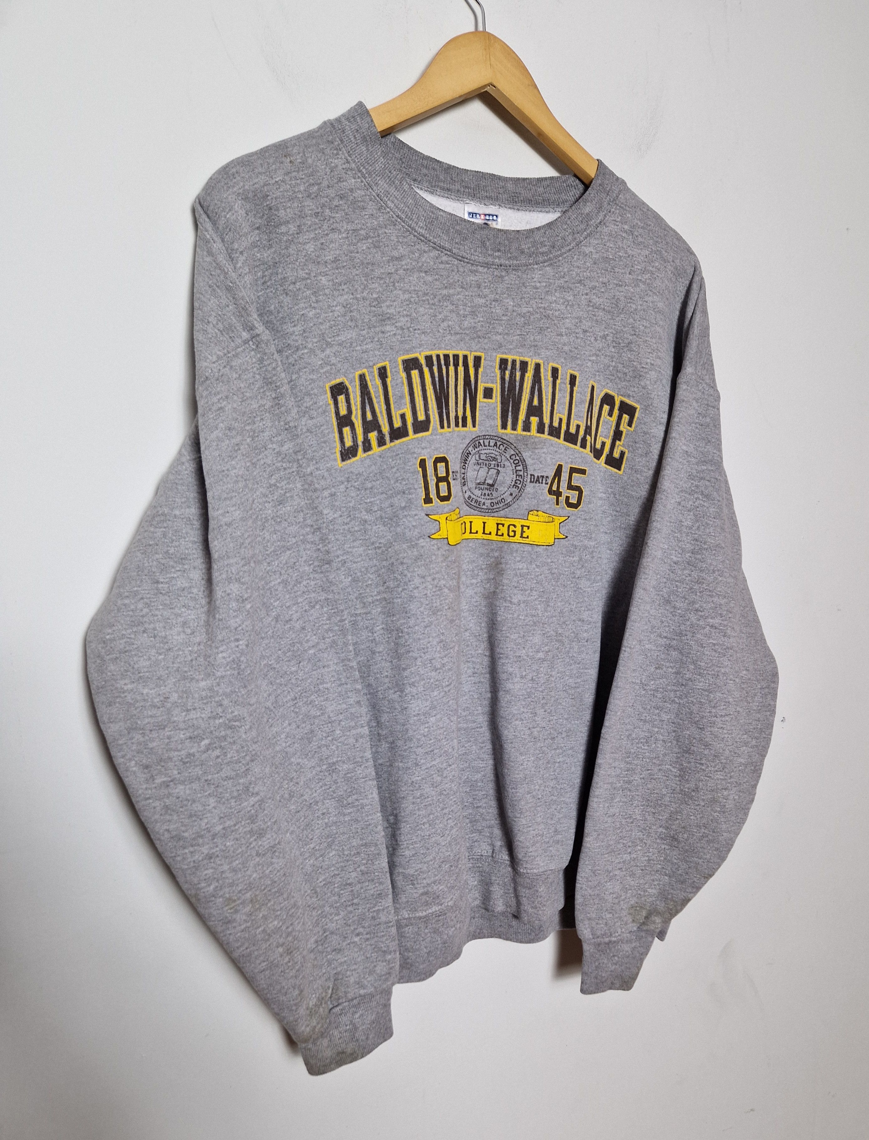 Vintage Baldwin - Wallace Berea Ohio vintage collage sweatshirt Size US XL / EU 56 / 4 - 3 Thumbnail