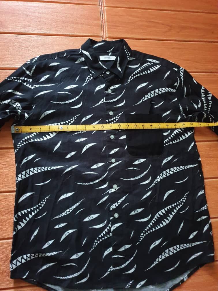 Japanese Brand 💥Hiromu Arakawa monogram Japanese harajuku shirt Size US M / EU 48-50 / 2 - 7 Thumbnail