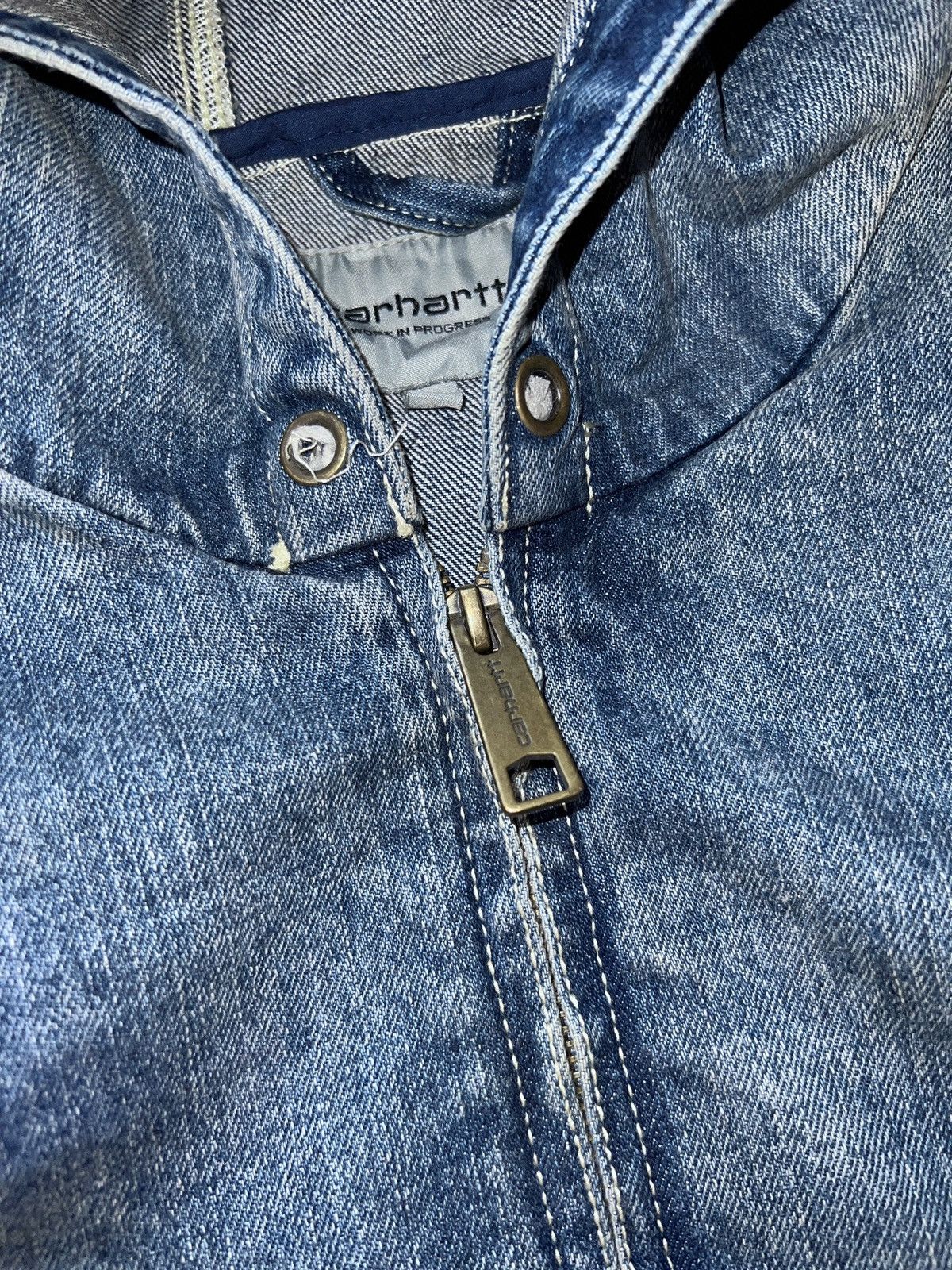 Carhartt Rare Carhartt OG Active Jacket (Denim) Size US XL / EU 56 / 4 - 9 Thumbnail