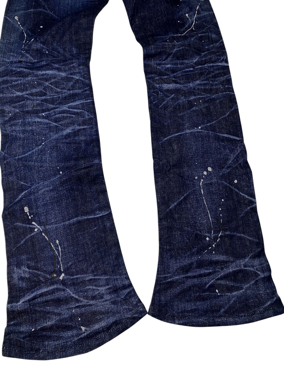 If Six Was Nine 2000's Civarize Seawash Splatter Clawmark Flared Jeans Size US 28 / EU 44 - 11 Thumbnail