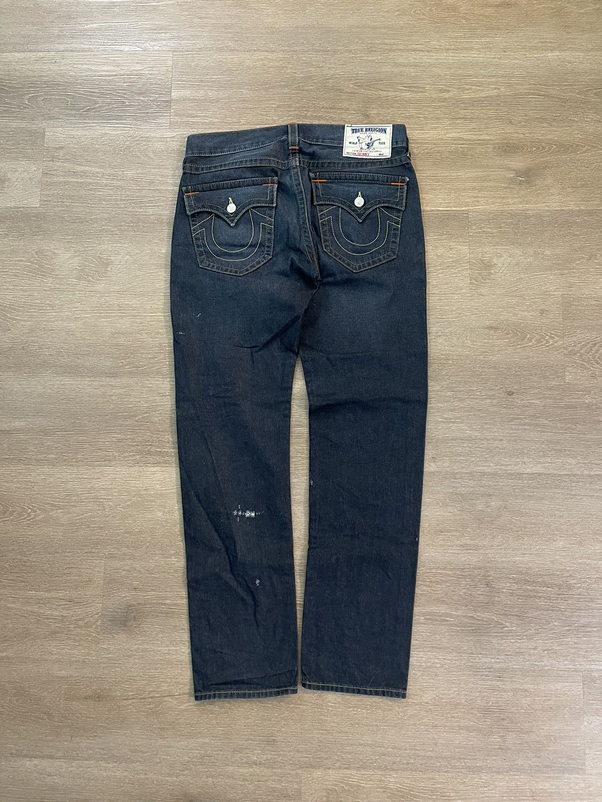 True Religion × Vintage VINTAGE TRUE RELIGION SLIM FIT THICK STITCH DENIM JEANS Size US 36 / EU 52 - 2 Thumbnail